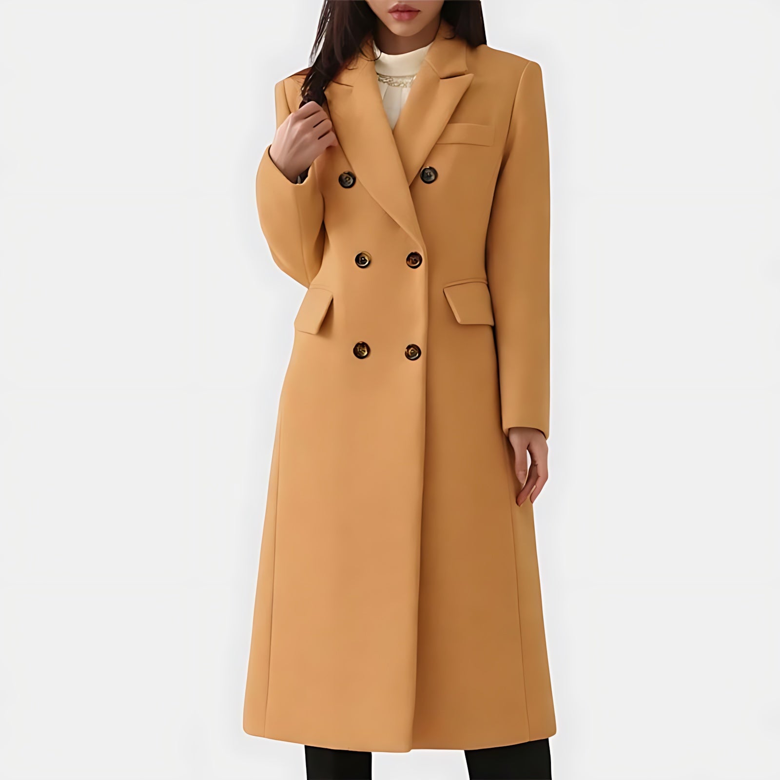 Lyric – Tailored Double Breasted Longline Coat