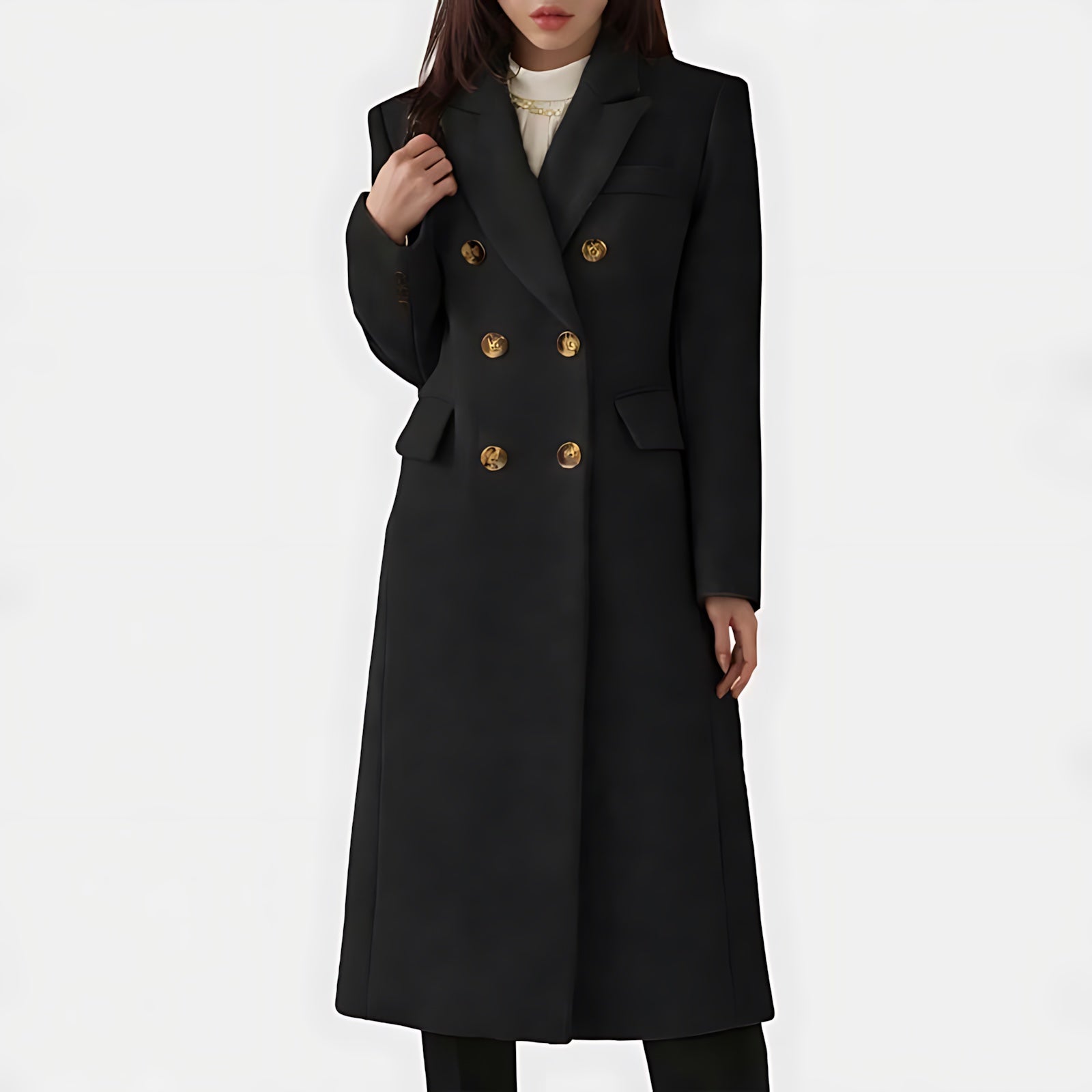Lyric – Tailored Double Breasted Longline Coat