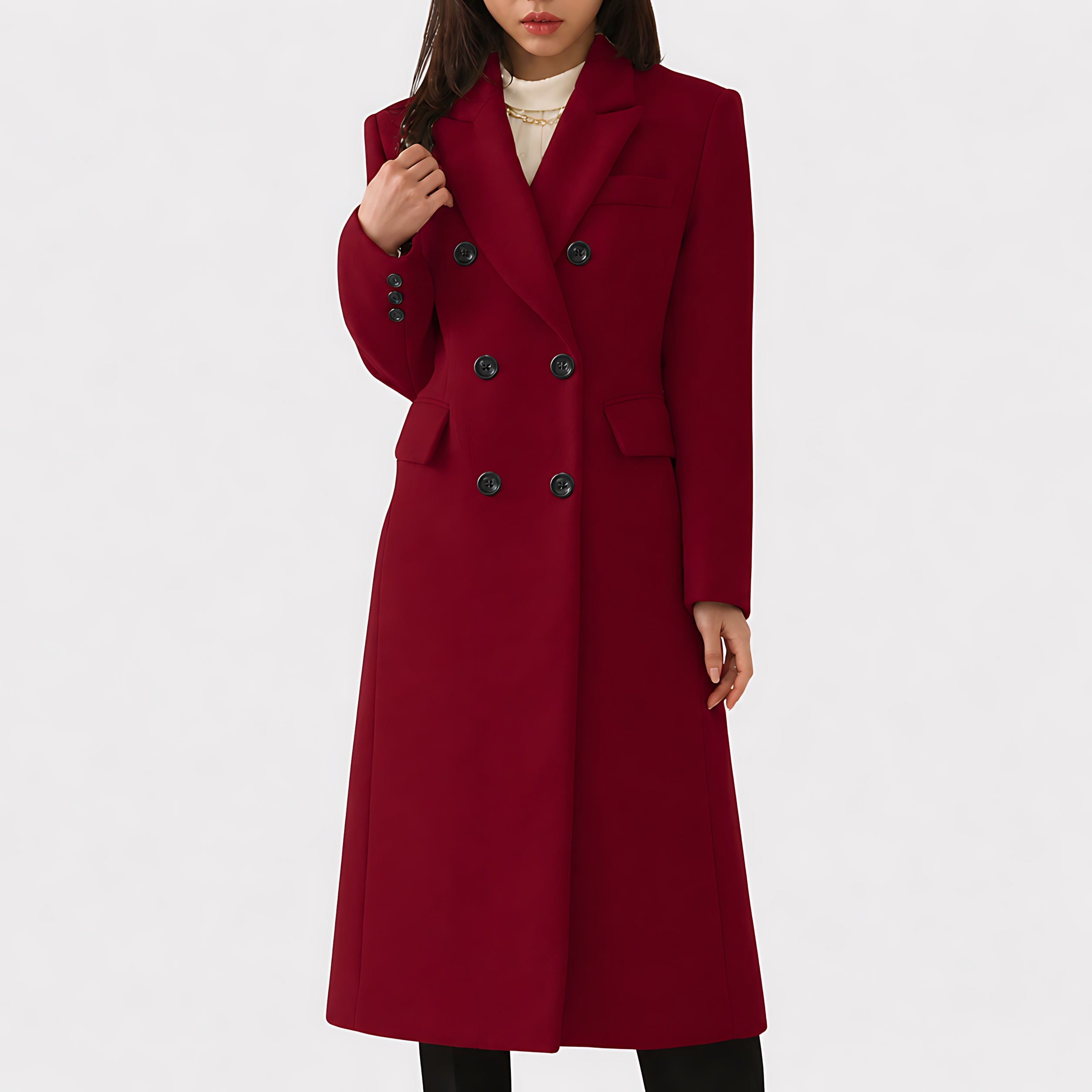 Lyric – Tailored Double Breasted Longline Coat