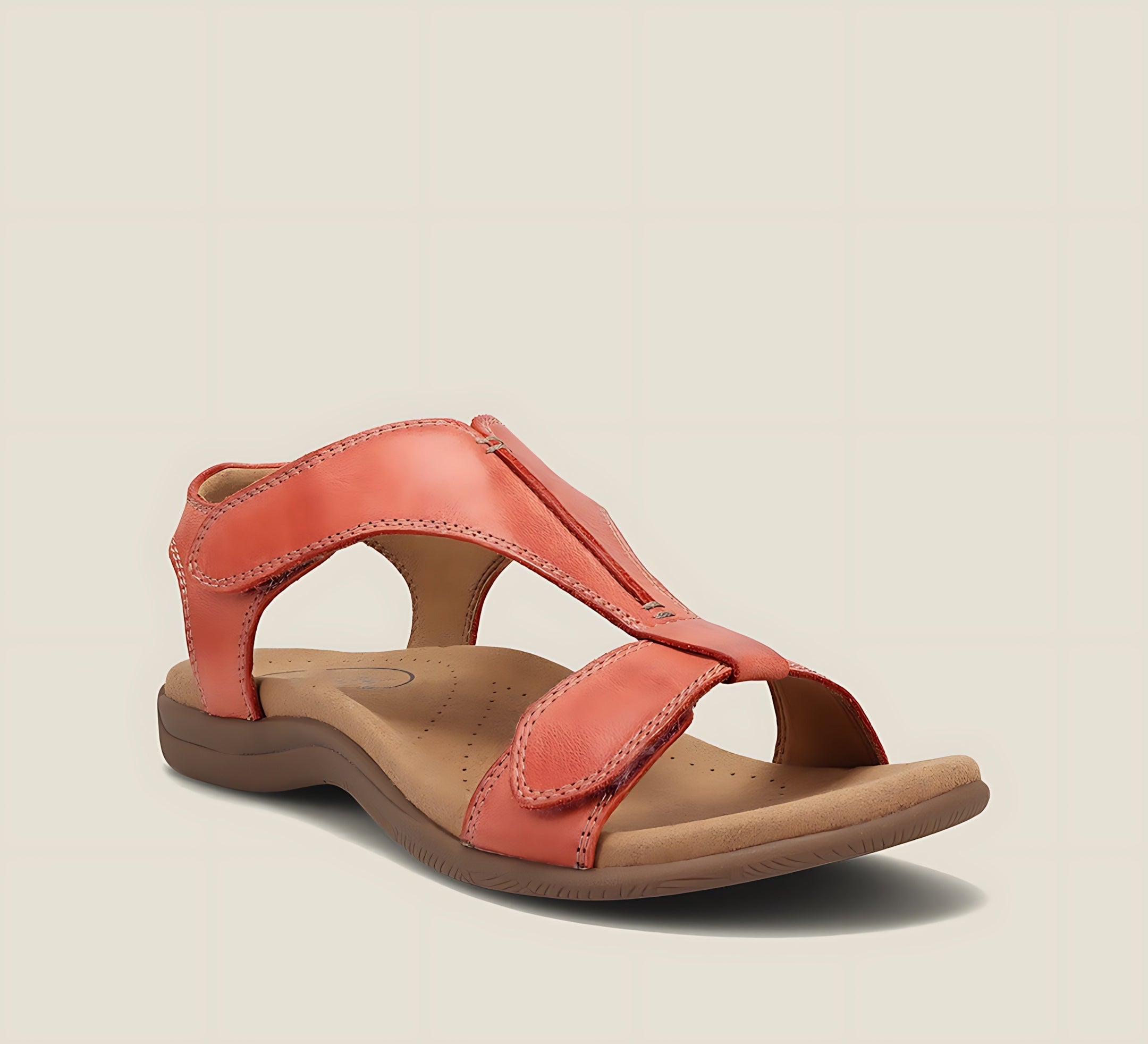 Mabel – Toe Loop Flat Slide Sandals