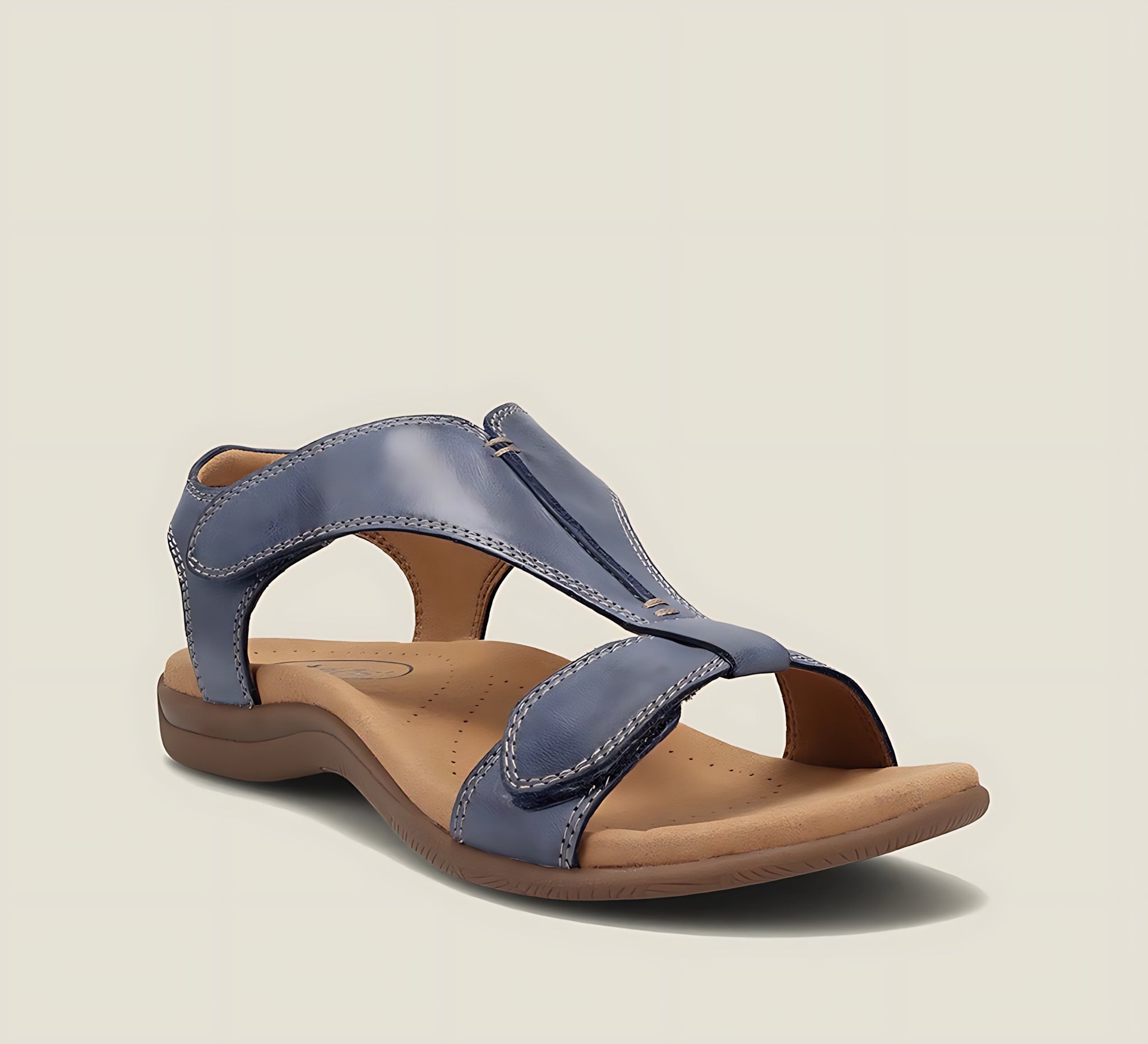 Mabel – Toe Loop Flat Slide Sandals