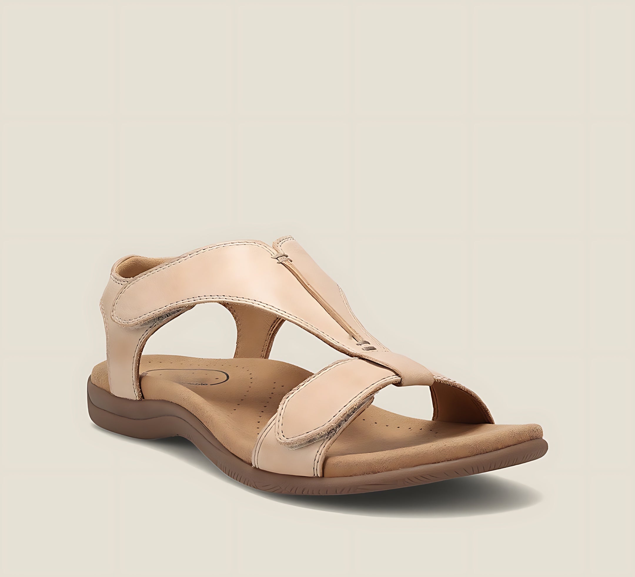 Mabel – Toe Loop Flat Slide Sandals