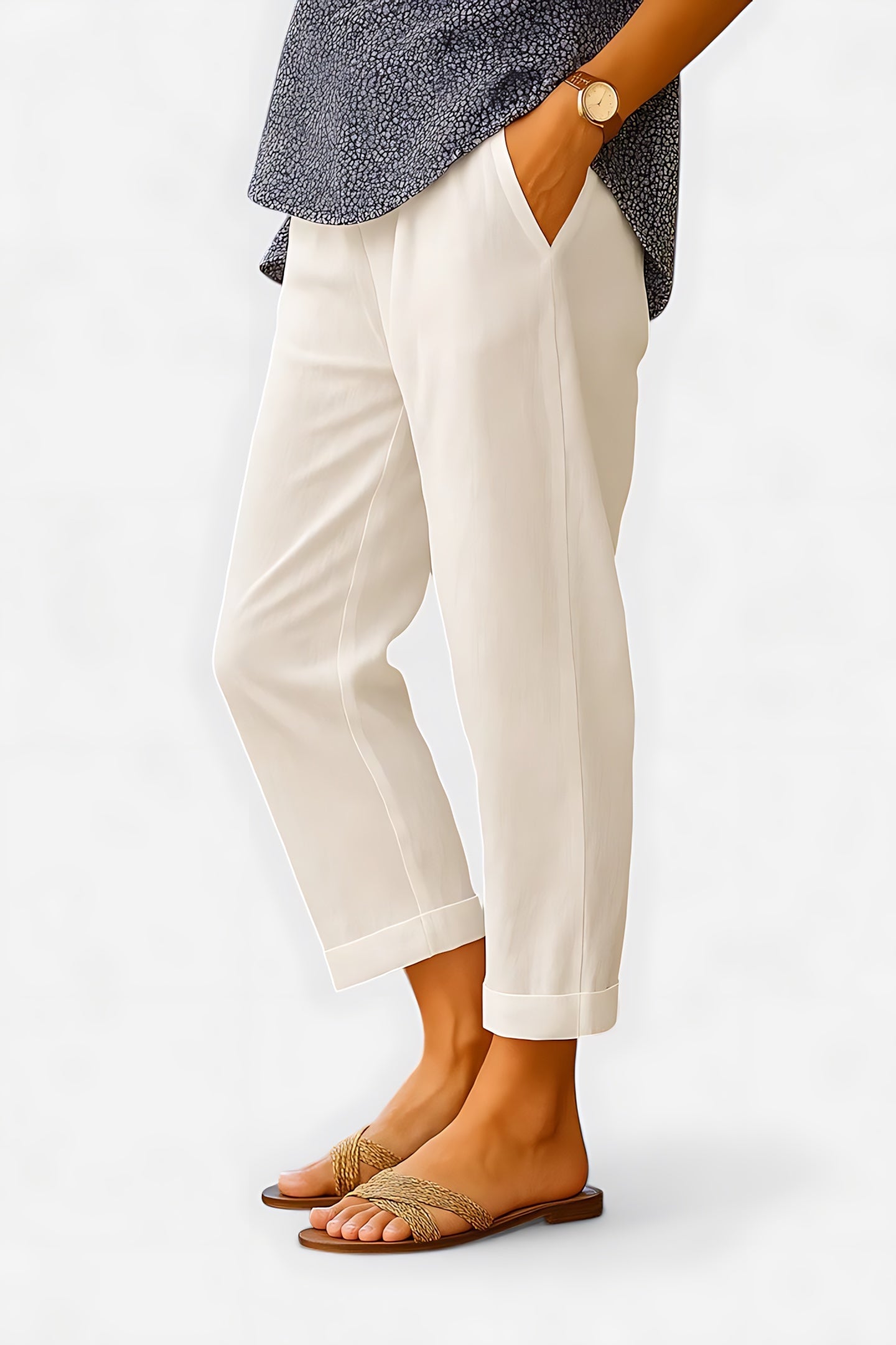 Madelyn – Cropped Tapered Pants