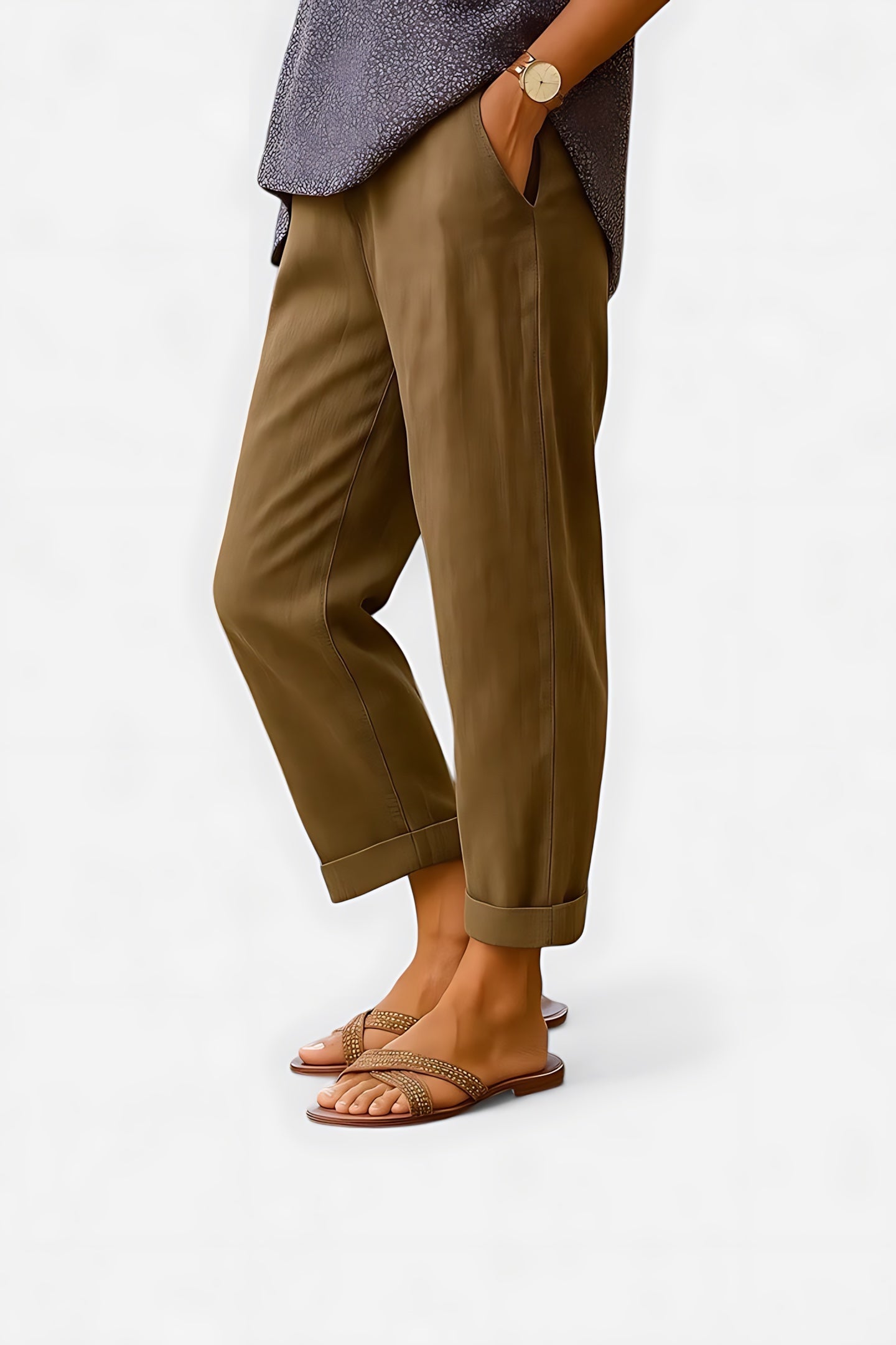 Madelyn – Cropped Tapered Pants