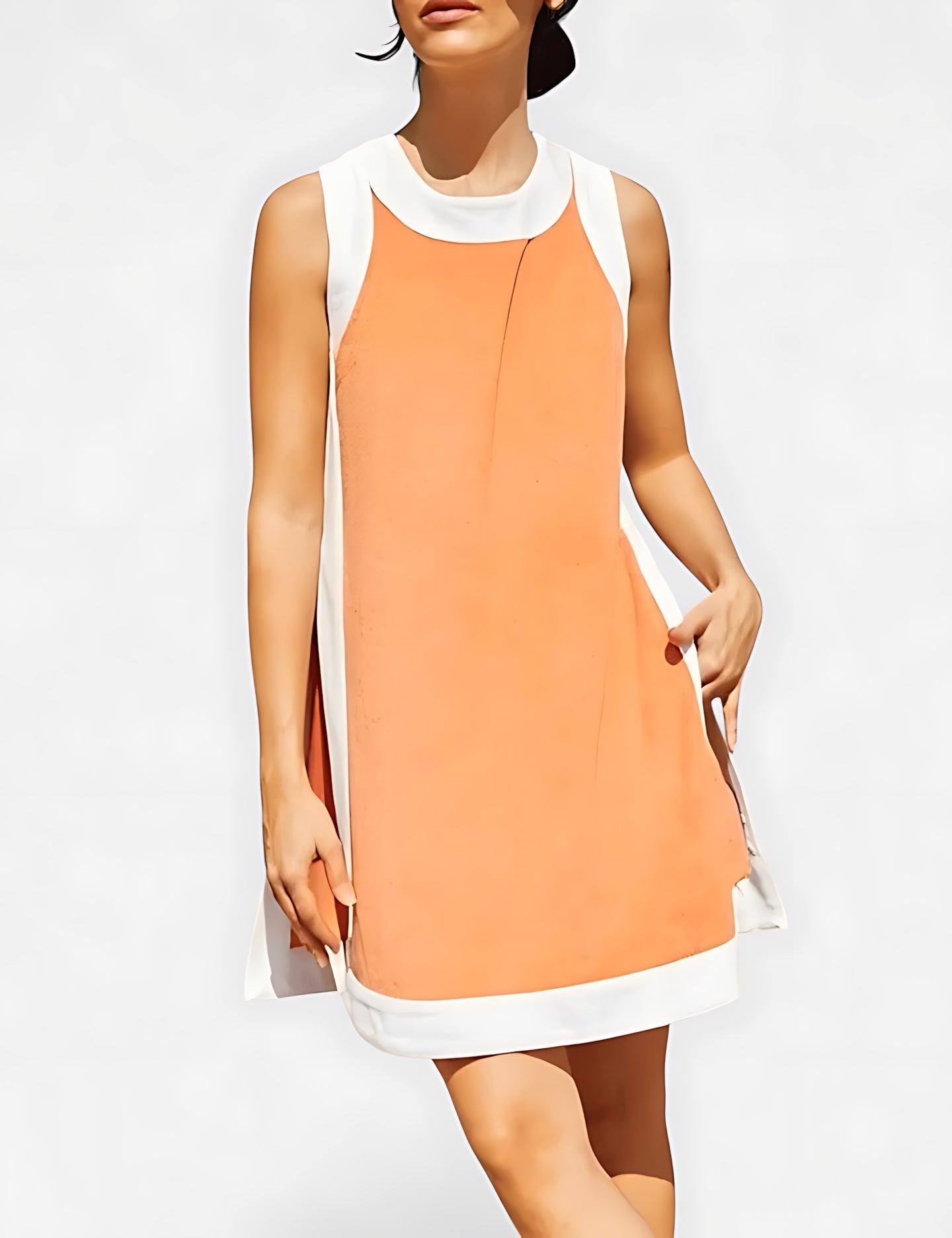 Madison – Colorblock A-Line Summer Mini Dress