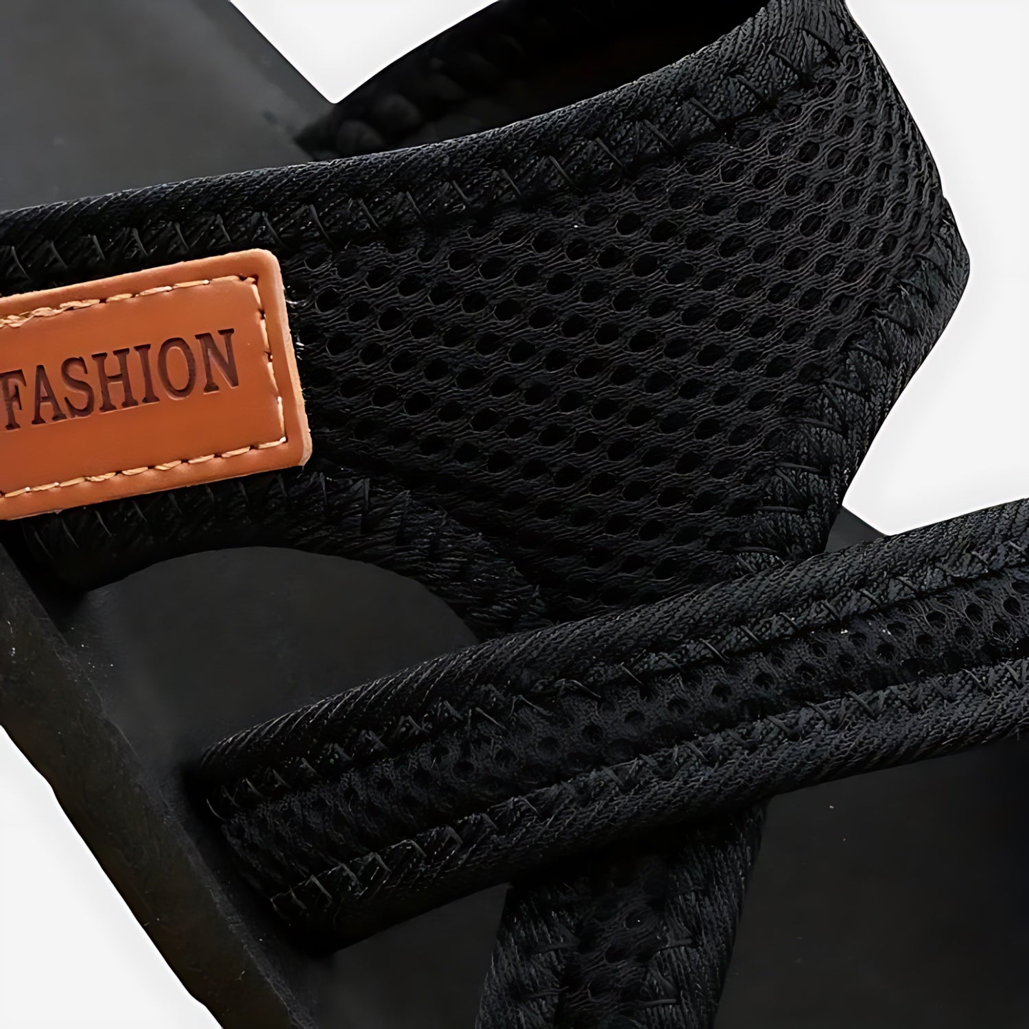 Madison – Toe Loop Cross Strap Slide Sandals