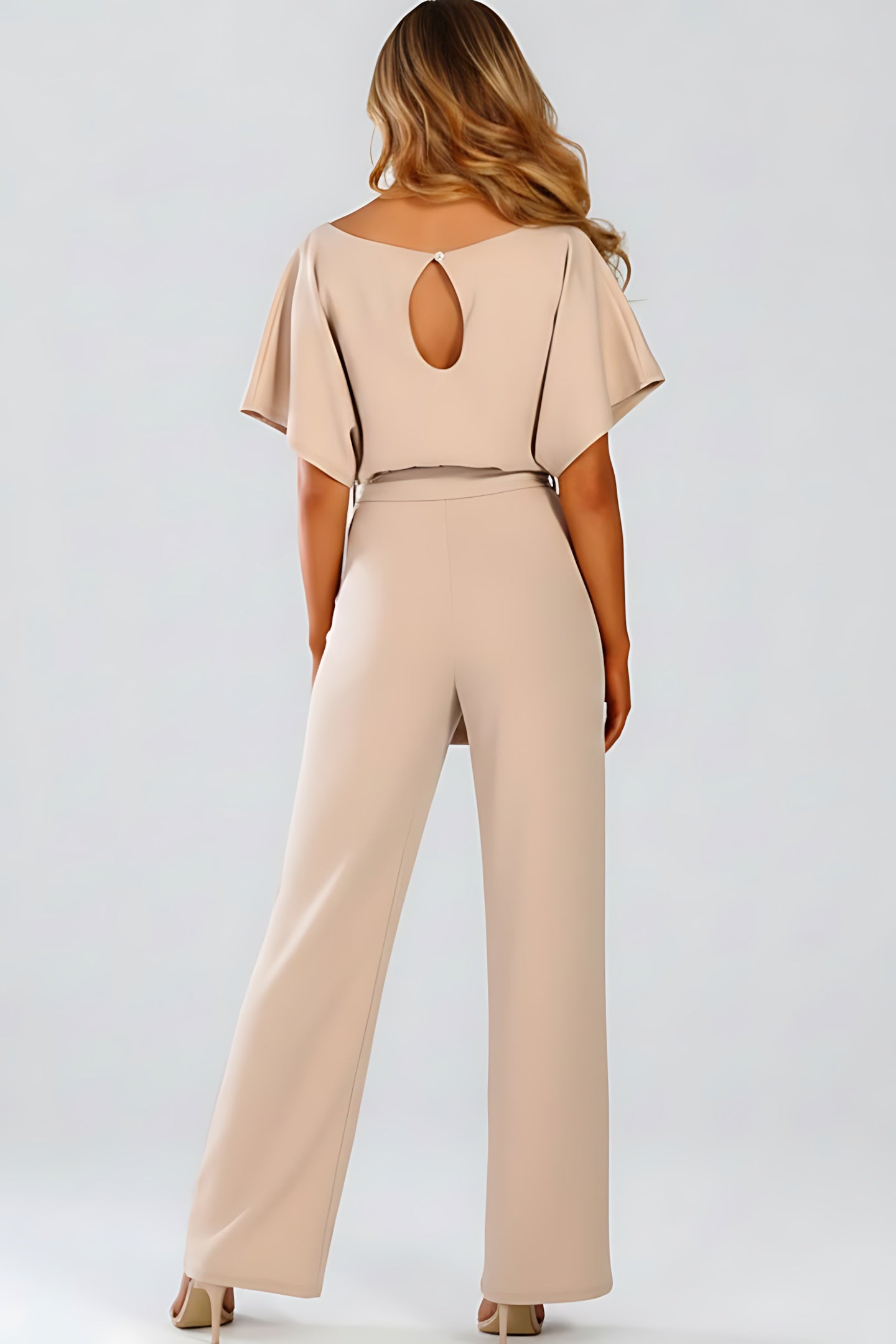 Maeve – Dolman Sleeve Tie Waist Wide Leg Jumpsuit