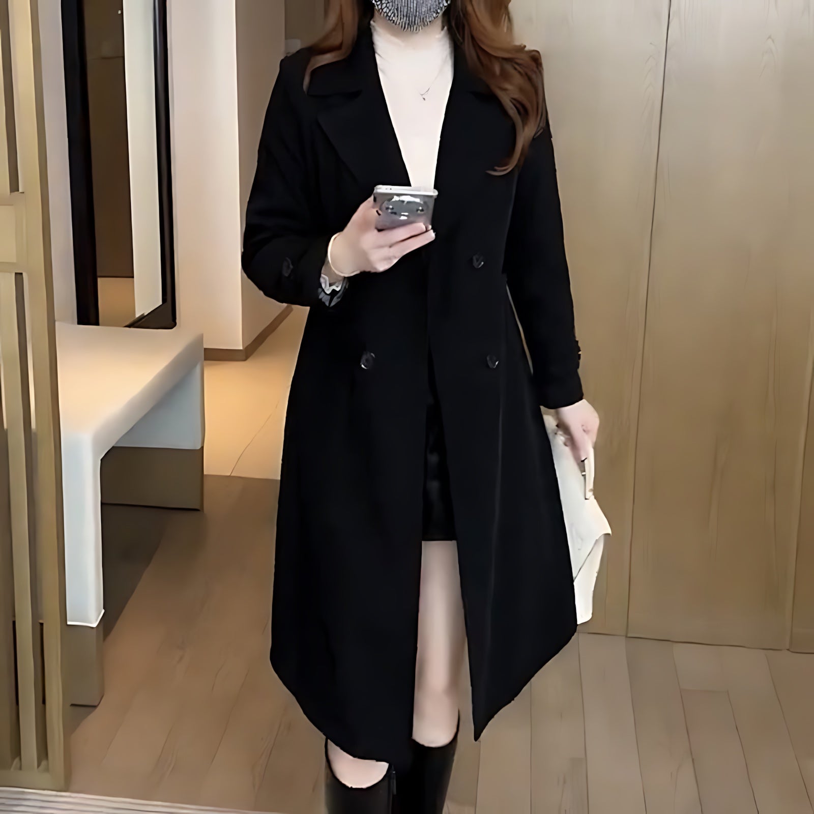 Magnolia – Single Breasted Tailored Longline Coat