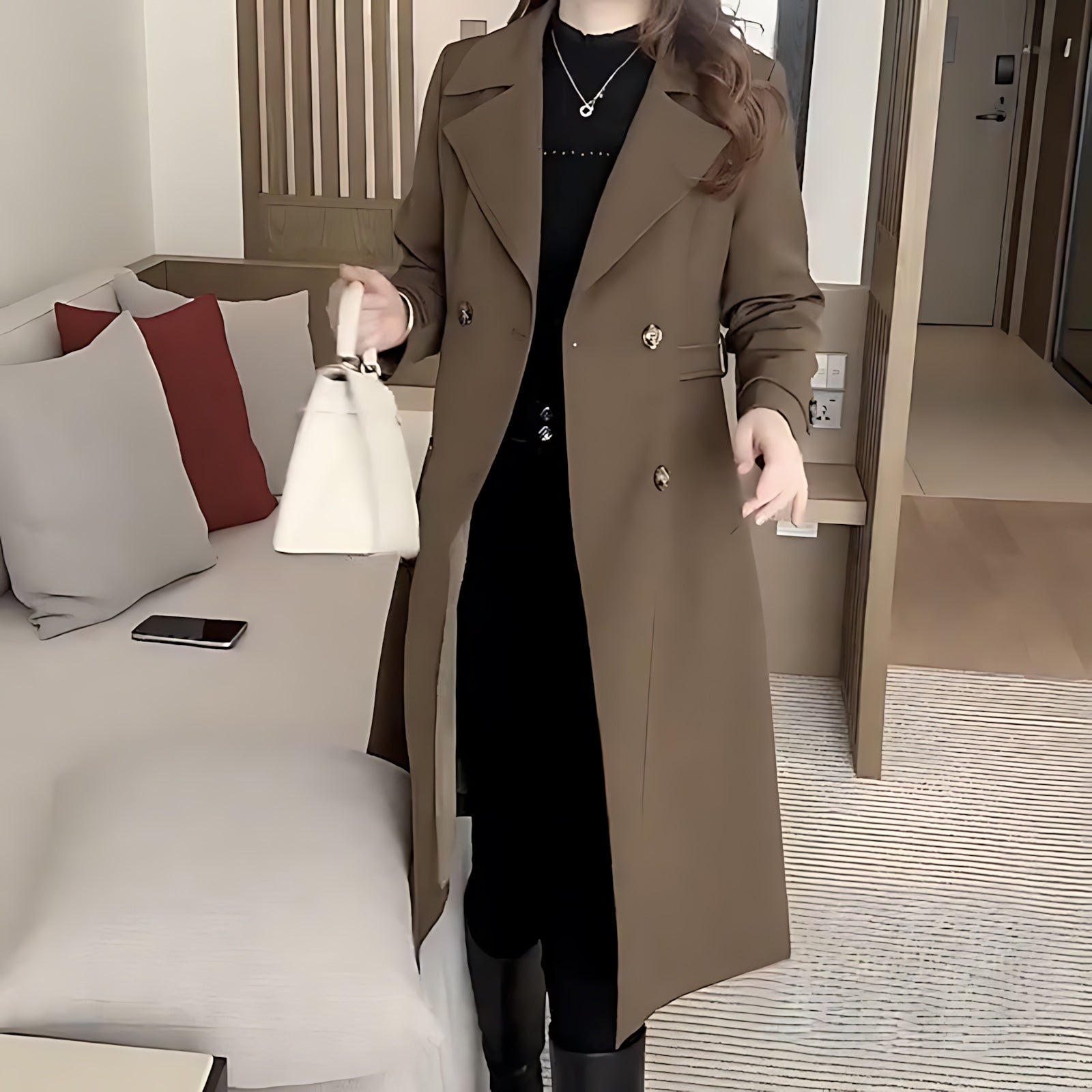Magnolia – Single Breasted Tailored Longline Coat