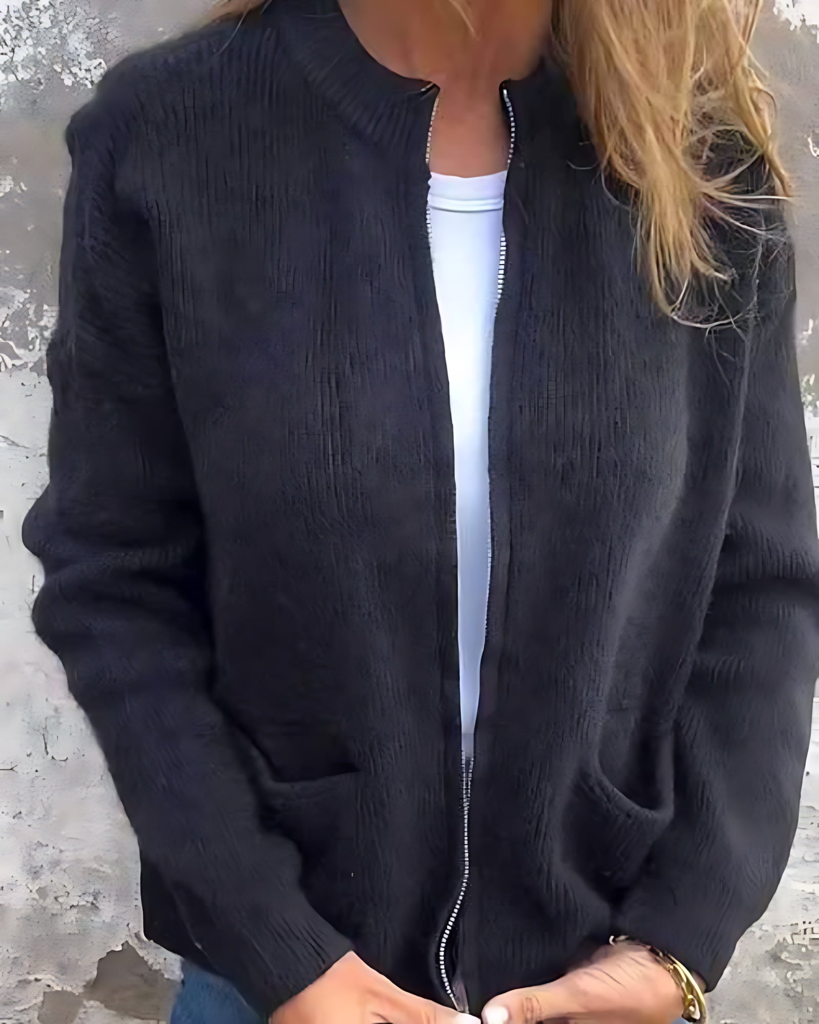 Margaret – Long Sleeve Button Up Knit Cardigan