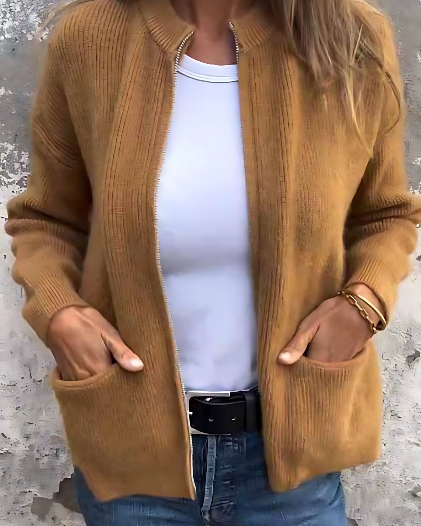 Margaret – Long Sleeve Button Up Knit Cardigan