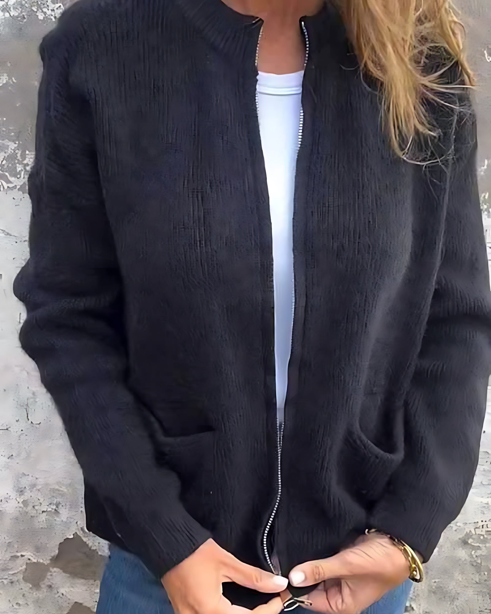 Margaret – Long Sleeve Button Up Knit Cardigan