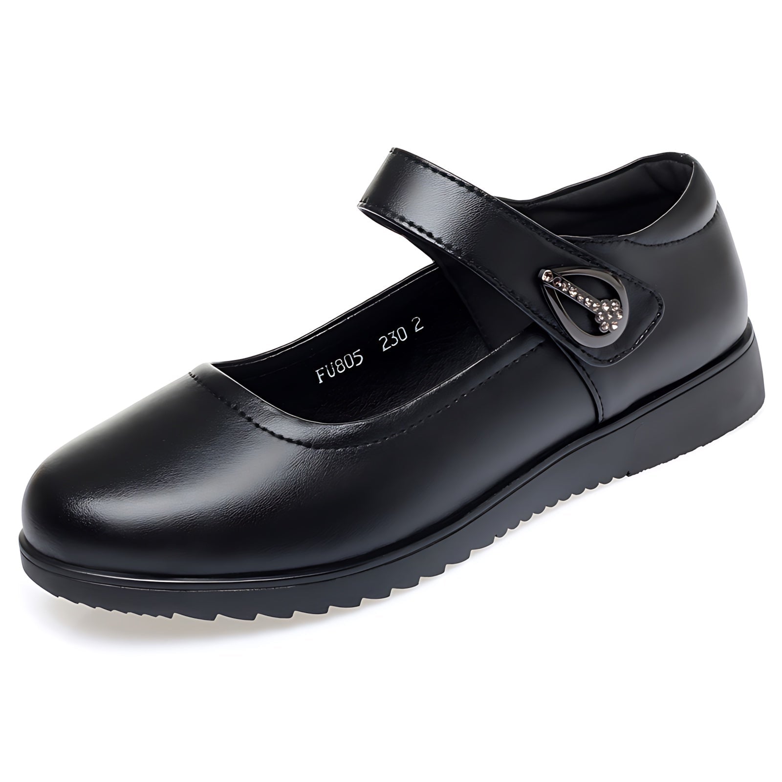 Margaret – Round Toe Low Wedge Mary Jane Shoes