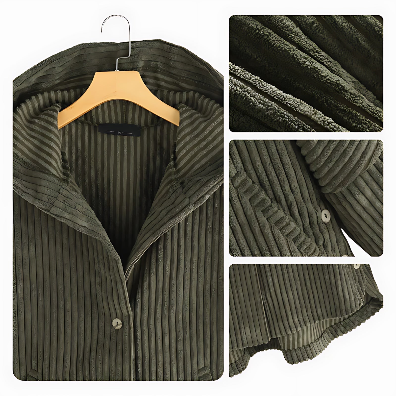 Margot – Button Up Swing Midi Coat