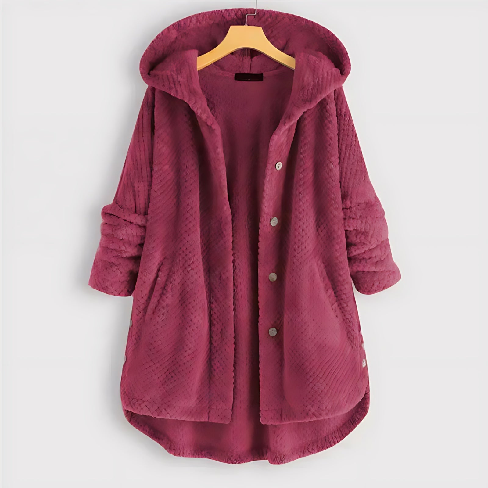 Margot – Button Up Swing Midi Coat