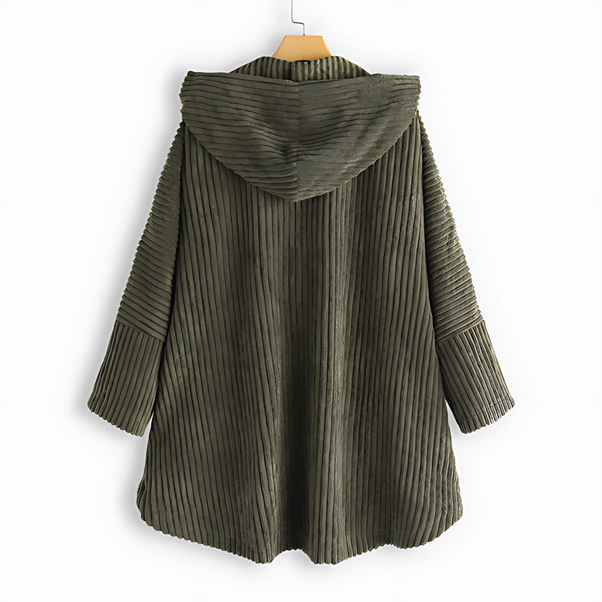 Margot – Button Up Swing Midi Coat