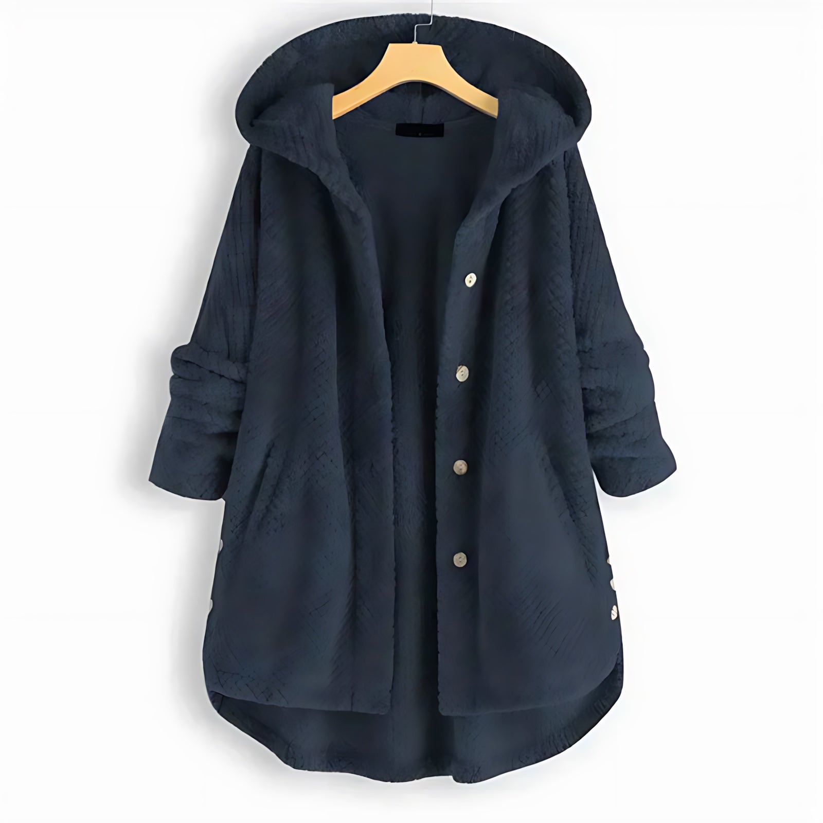 Margot – Button Up Swing Midi Coat