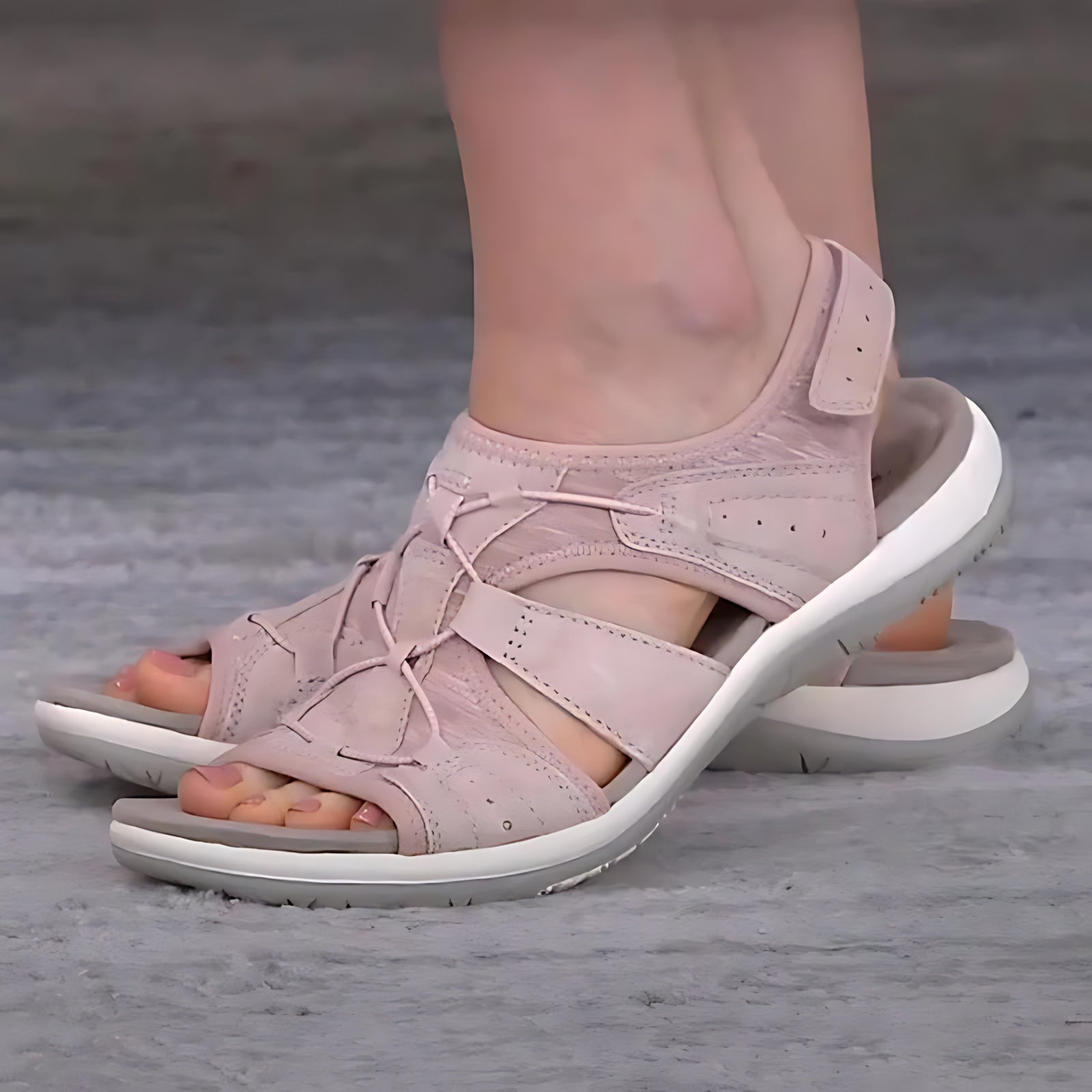 Maria – Cutout Closed Toe Fisherman Sandals