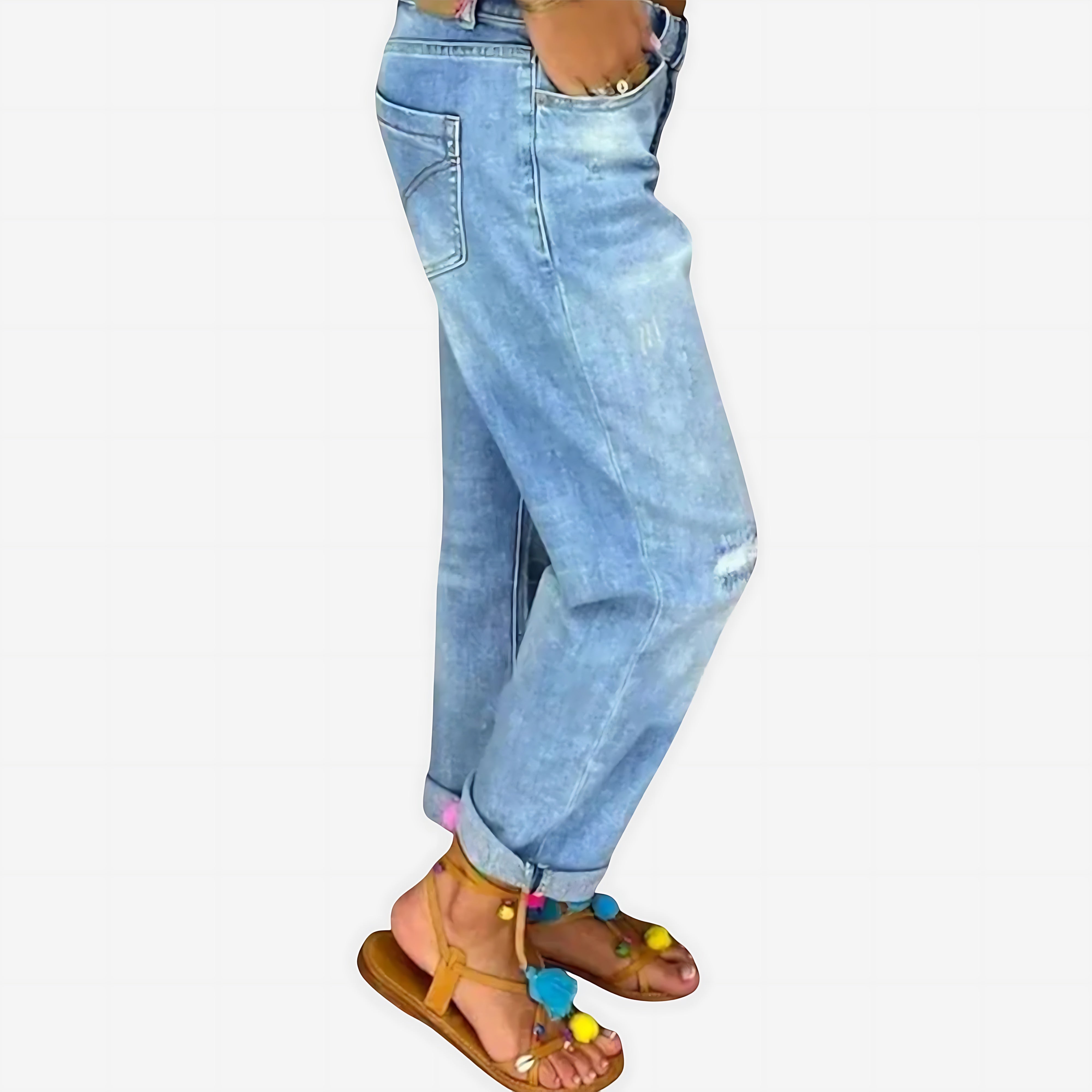 Marlowe – Ripped Slouchy Boyfriend Jeans