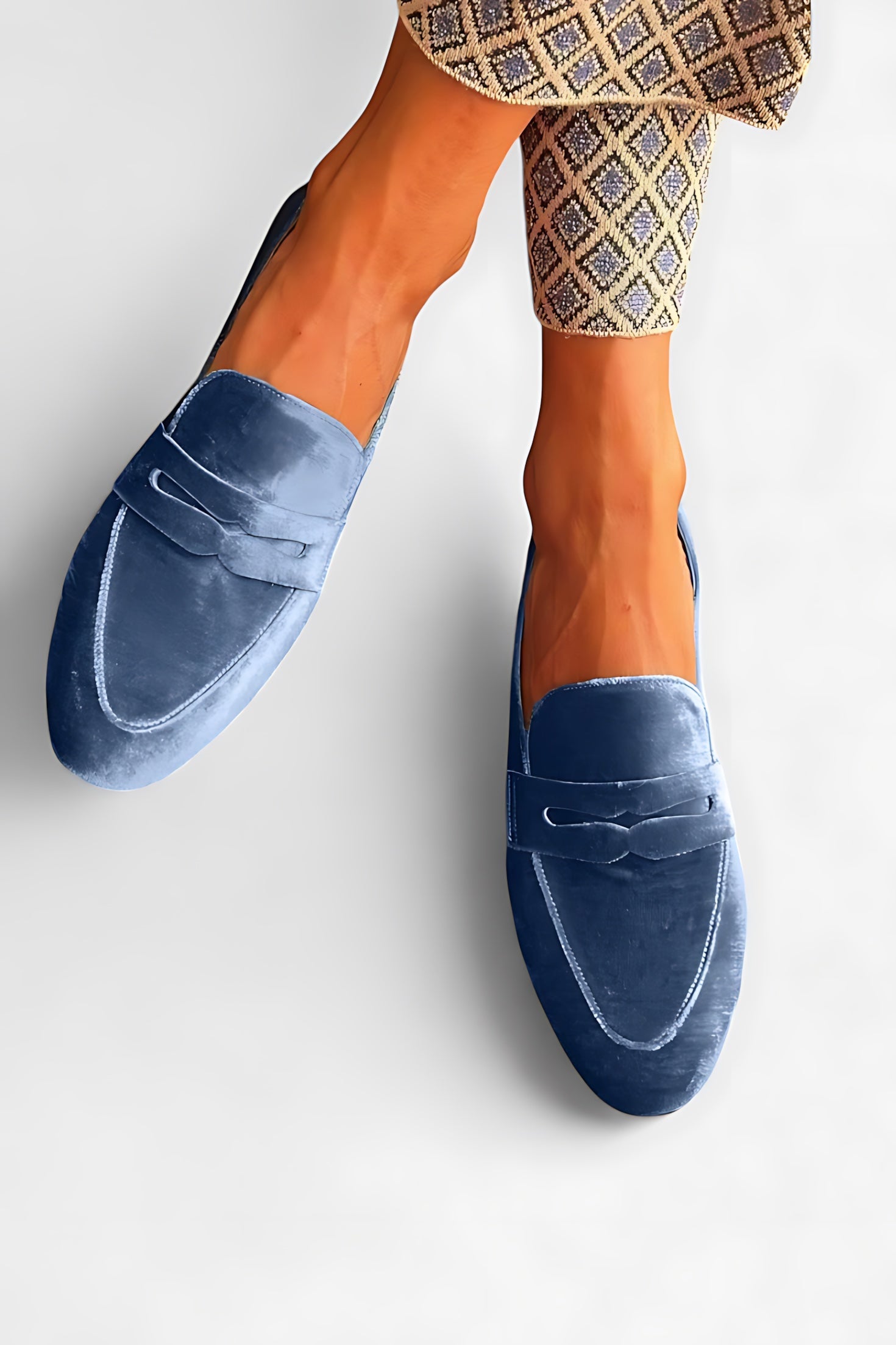Mia – Suede Slip On Flat Loafers