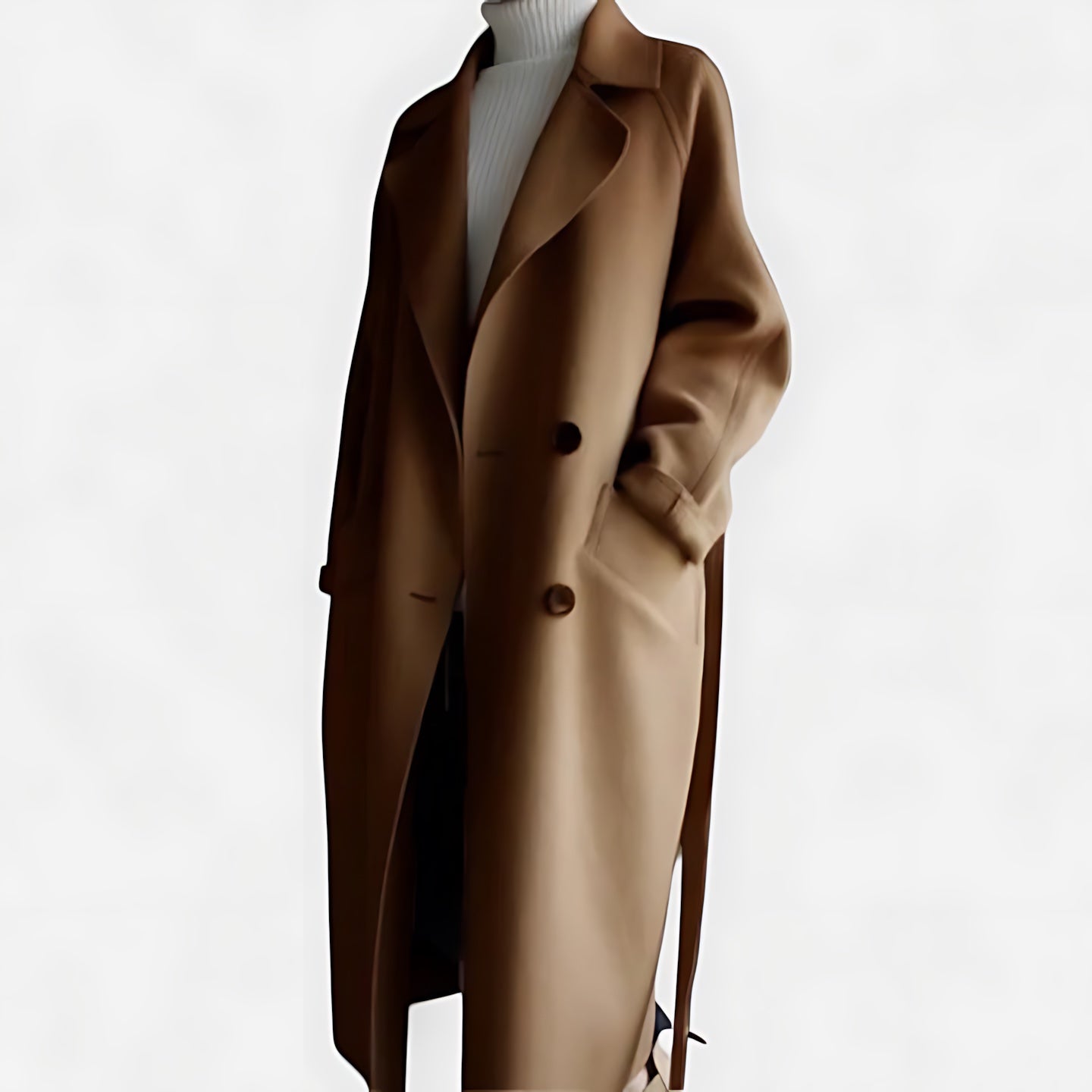 Millie – Oversized Wrap Longline Coat