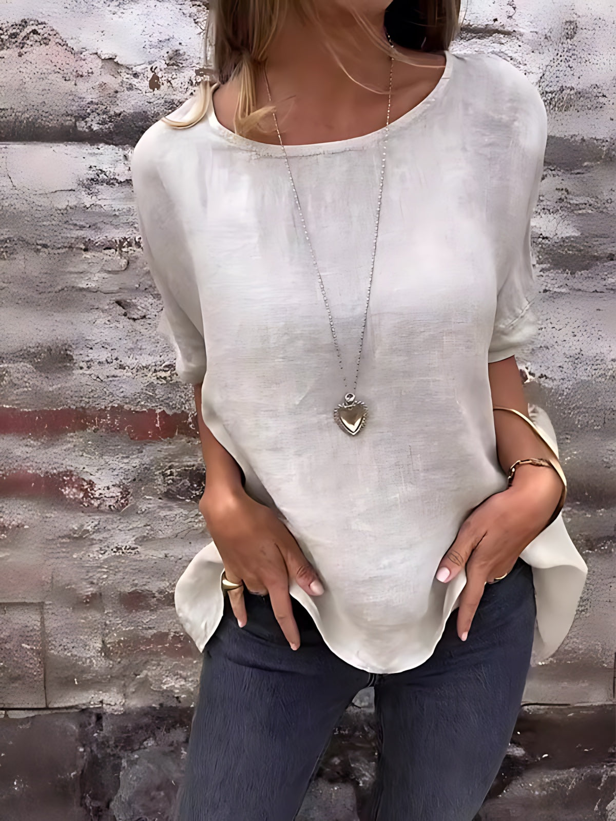 Molly – Crew Neck Short Sleeve Top