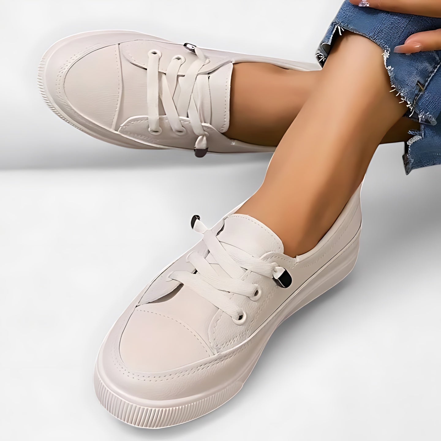 Molly – Platform Lace Up Sneakers