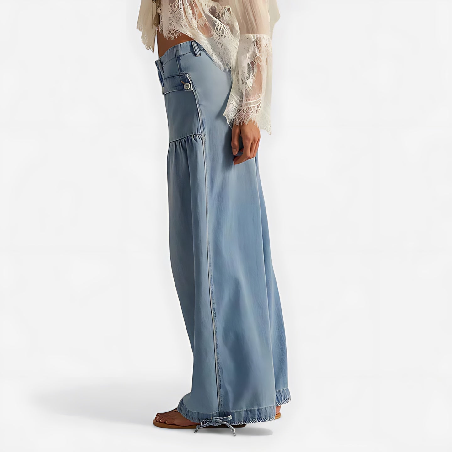 Molly – Satin Harem Pants