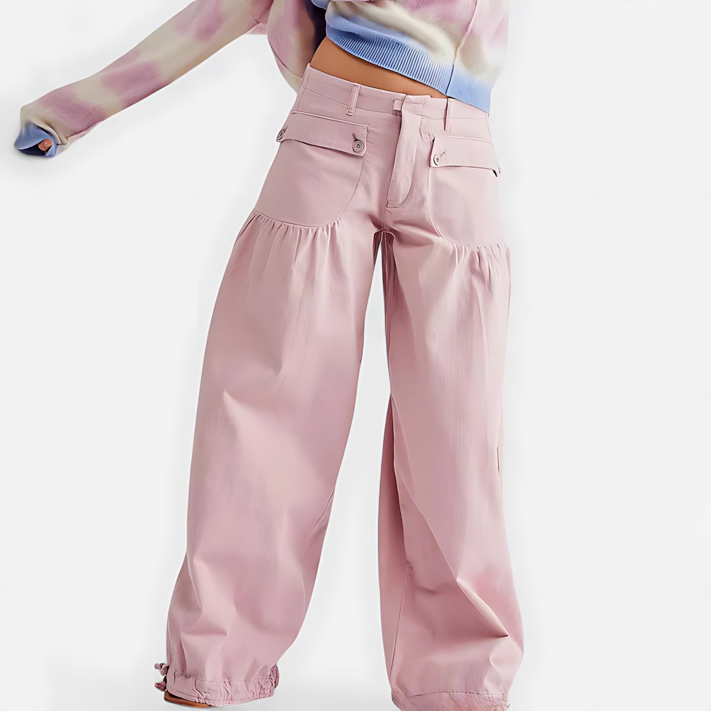 Molly – Satin Harem Pants