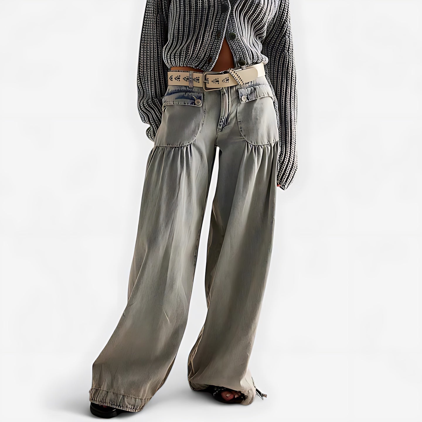 Molly – Satin Harem Pants