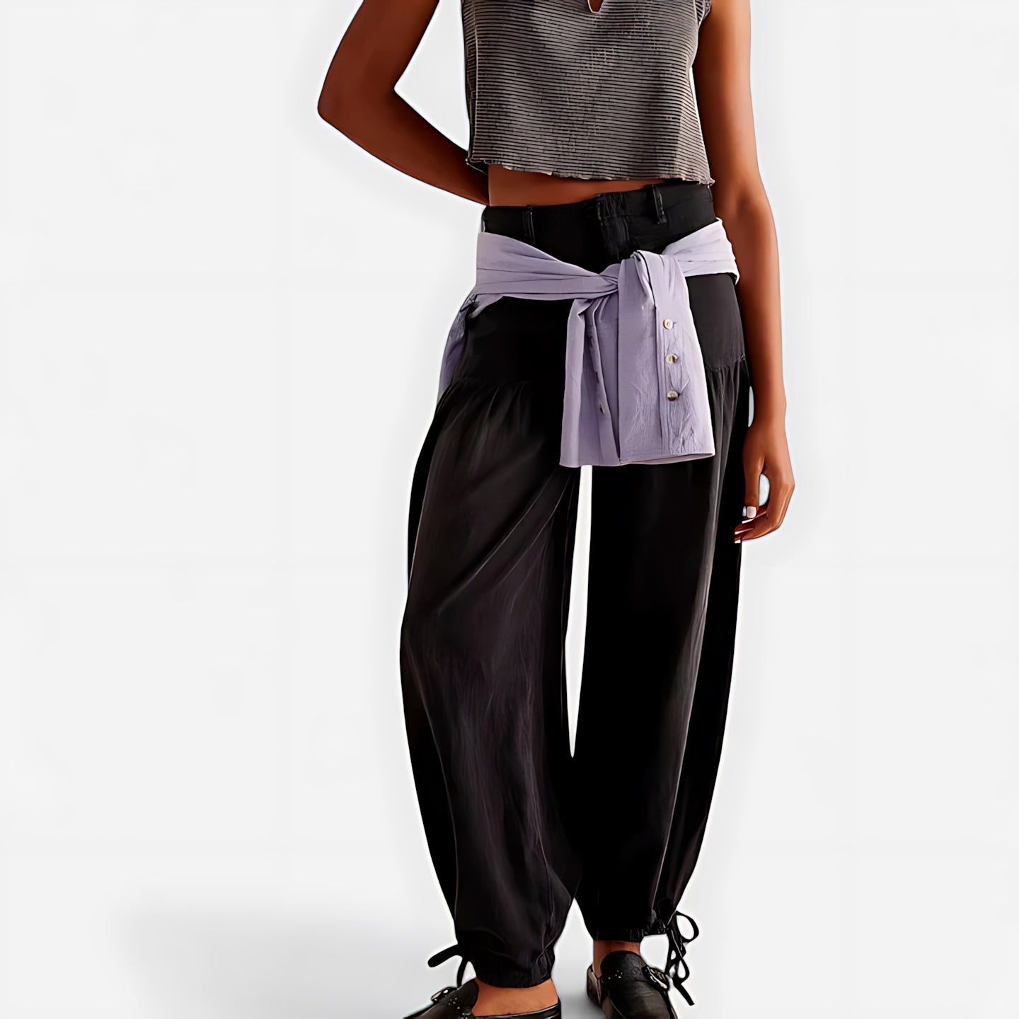 Molly – Satin Harem Pants