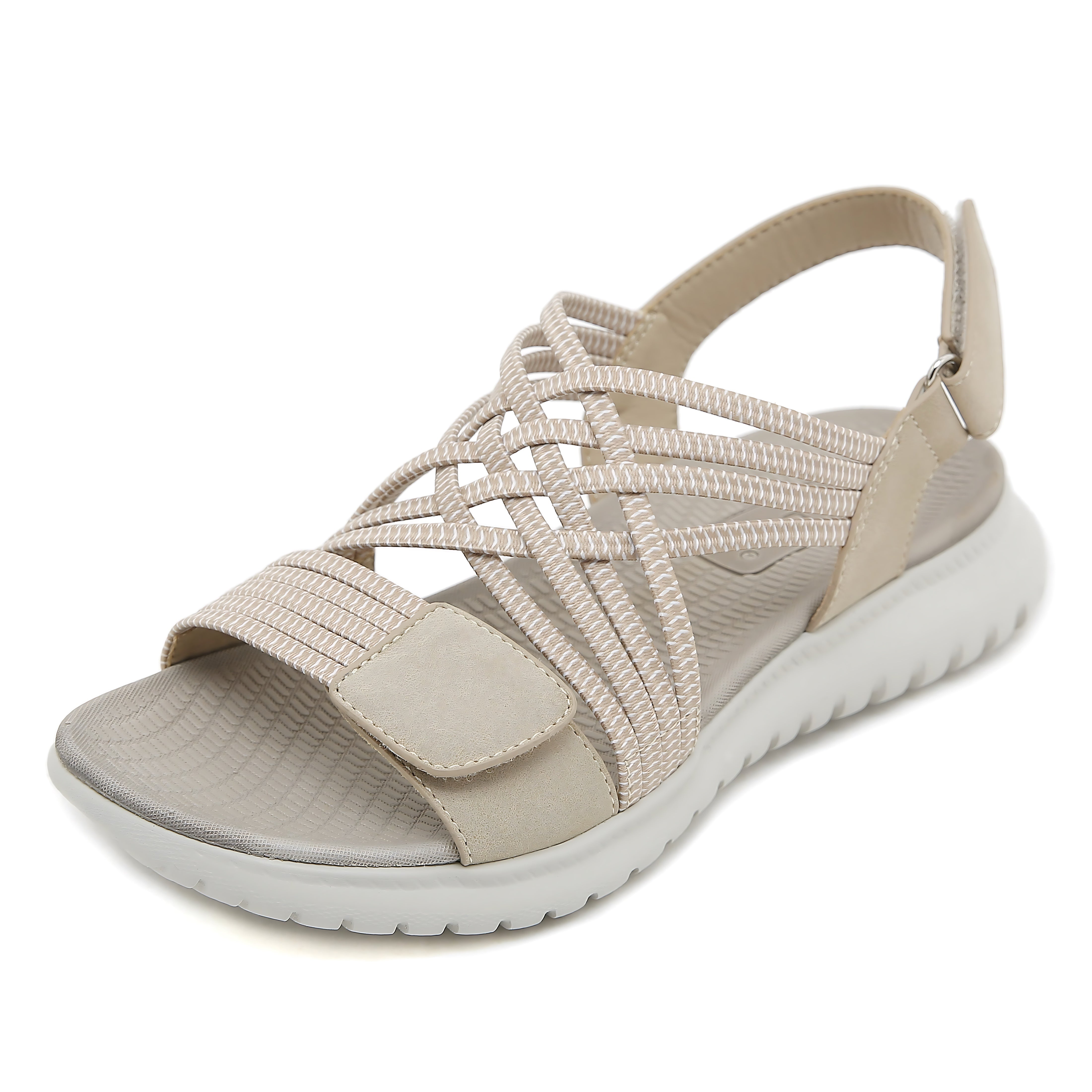 Nadia – Crisscross Strappy Sport Sandals
