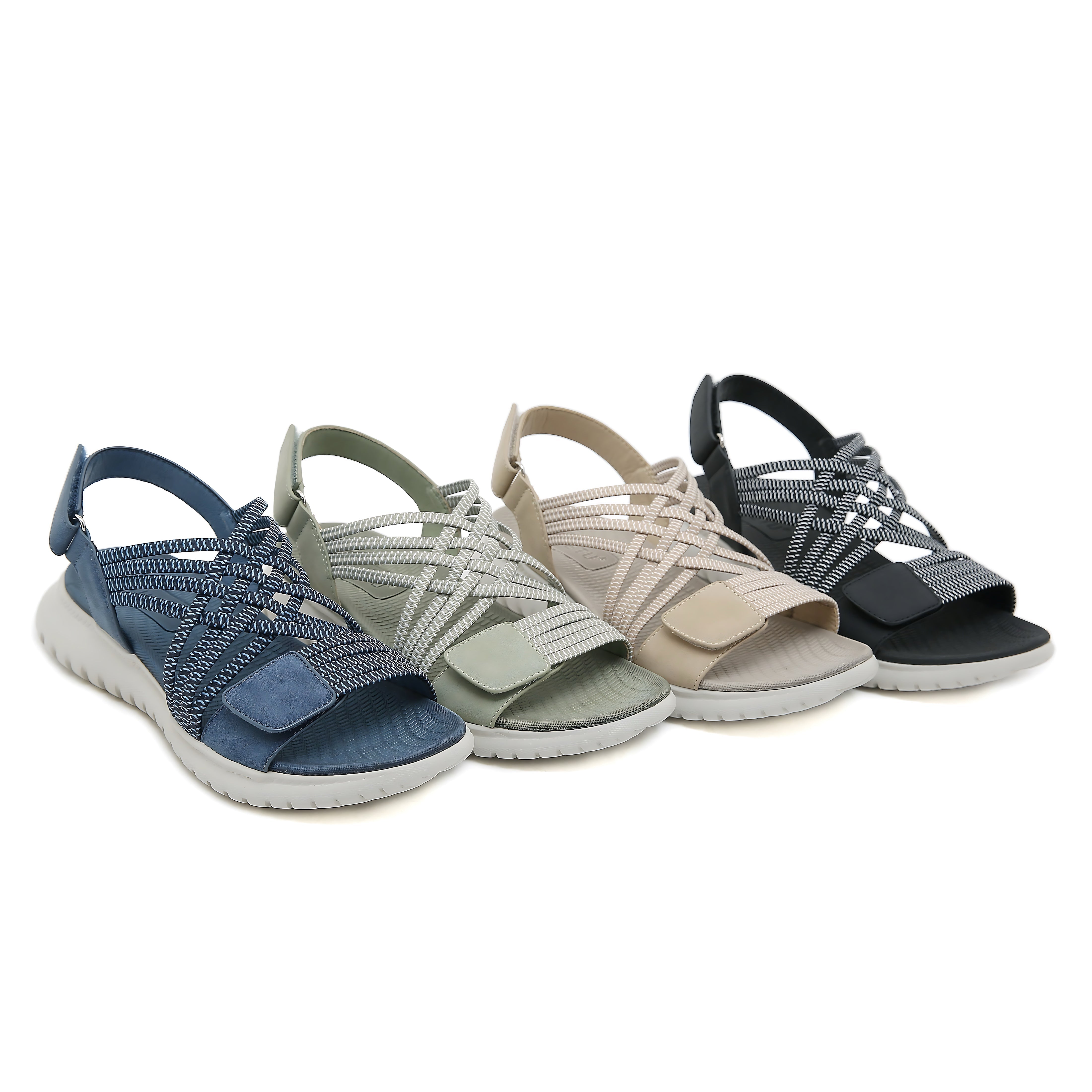 Nadia – Crisscross Strappy Sport Sandals