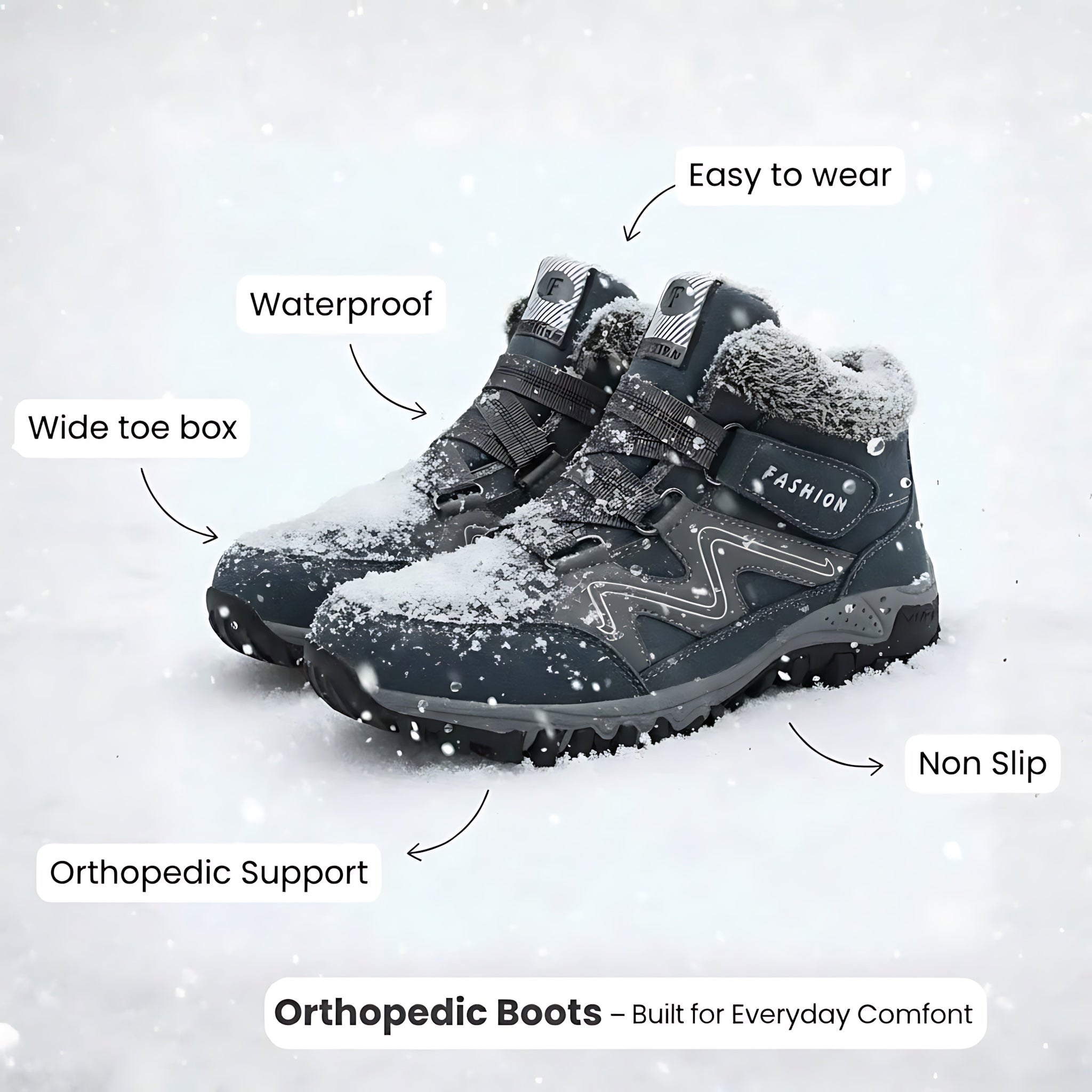 Norah – Lace Up Winter Hiking Boots