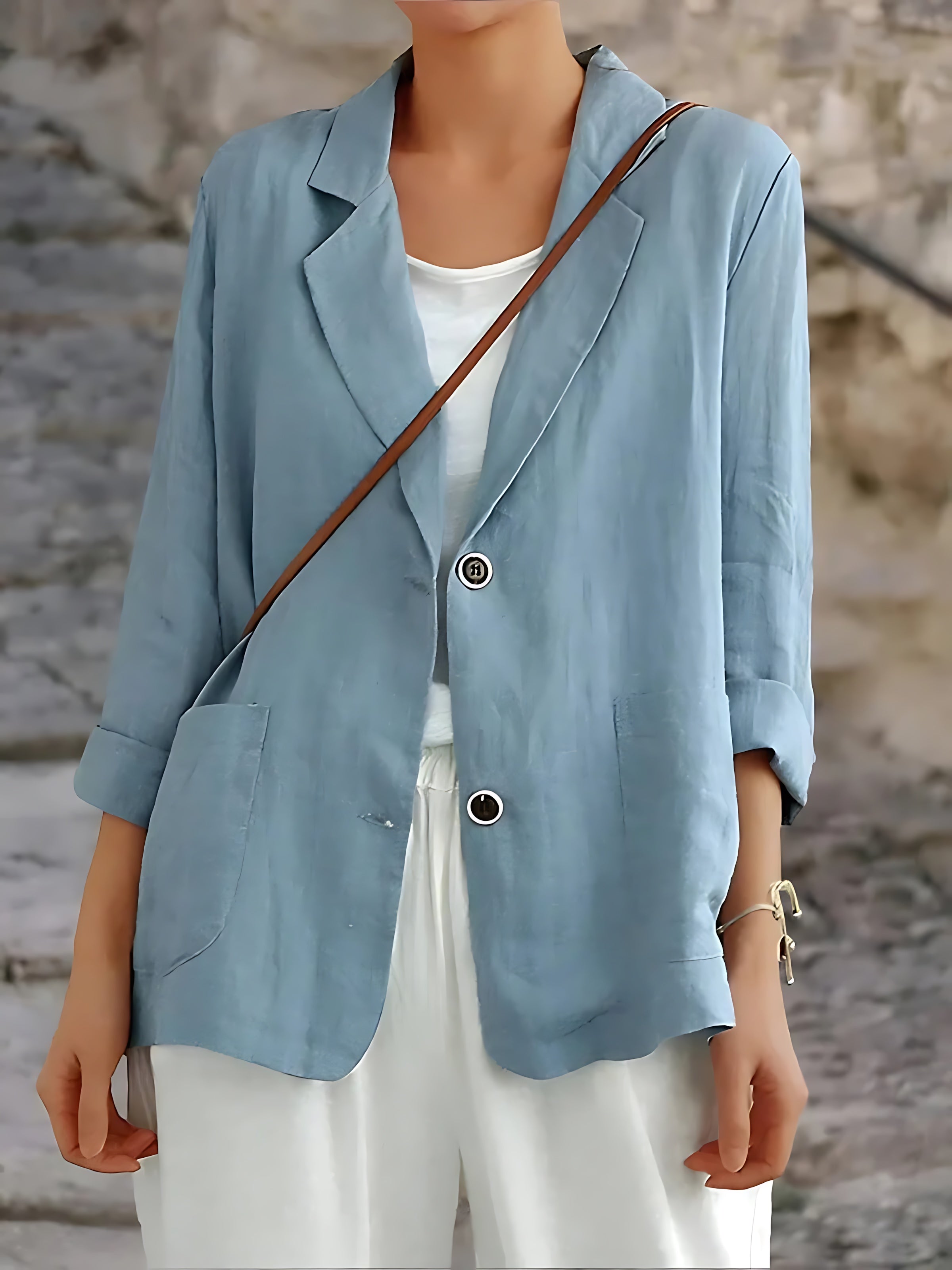 Norah – Relaxed Fit Notched Lapel Blazer