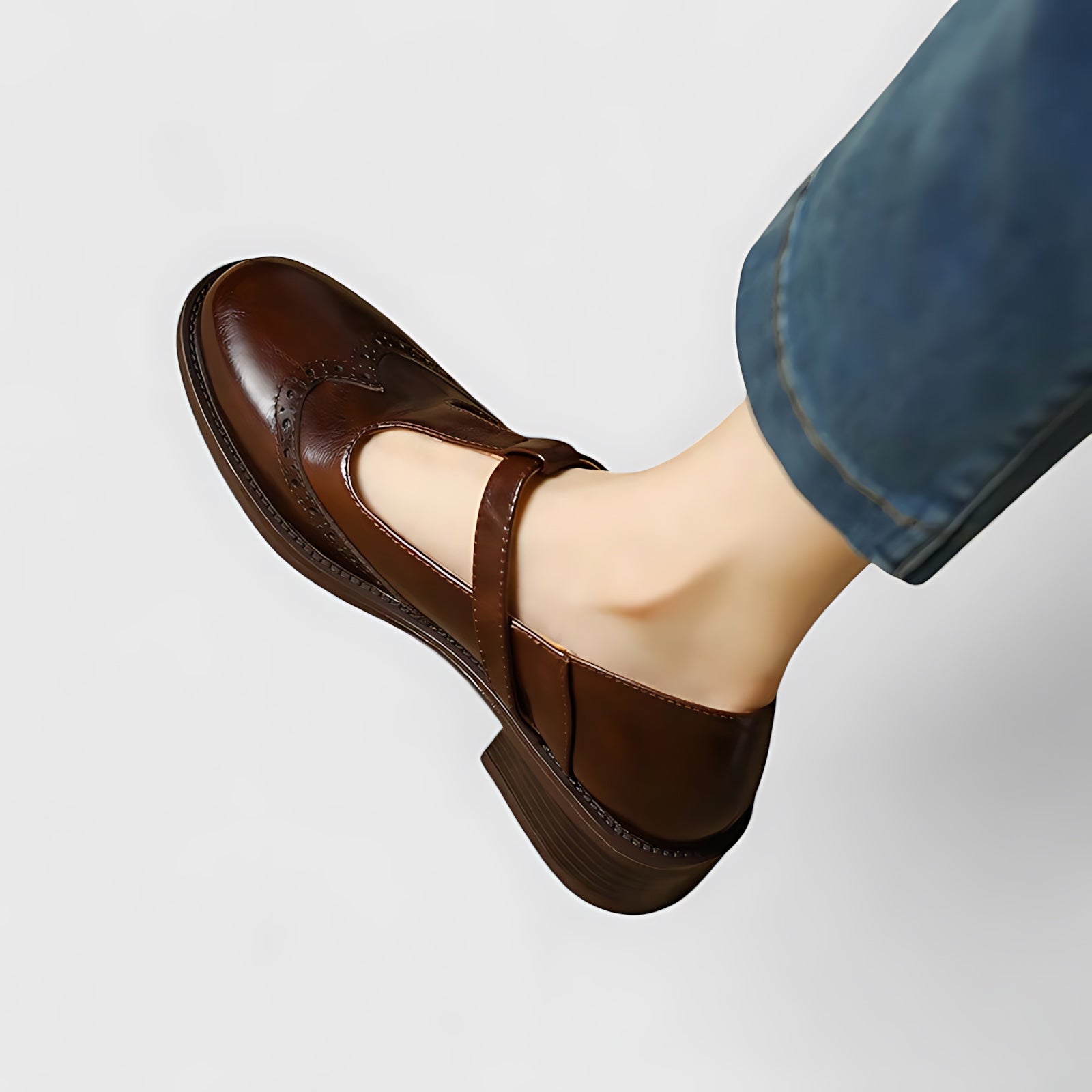 Norah – Square Toe Mary Jane Flats