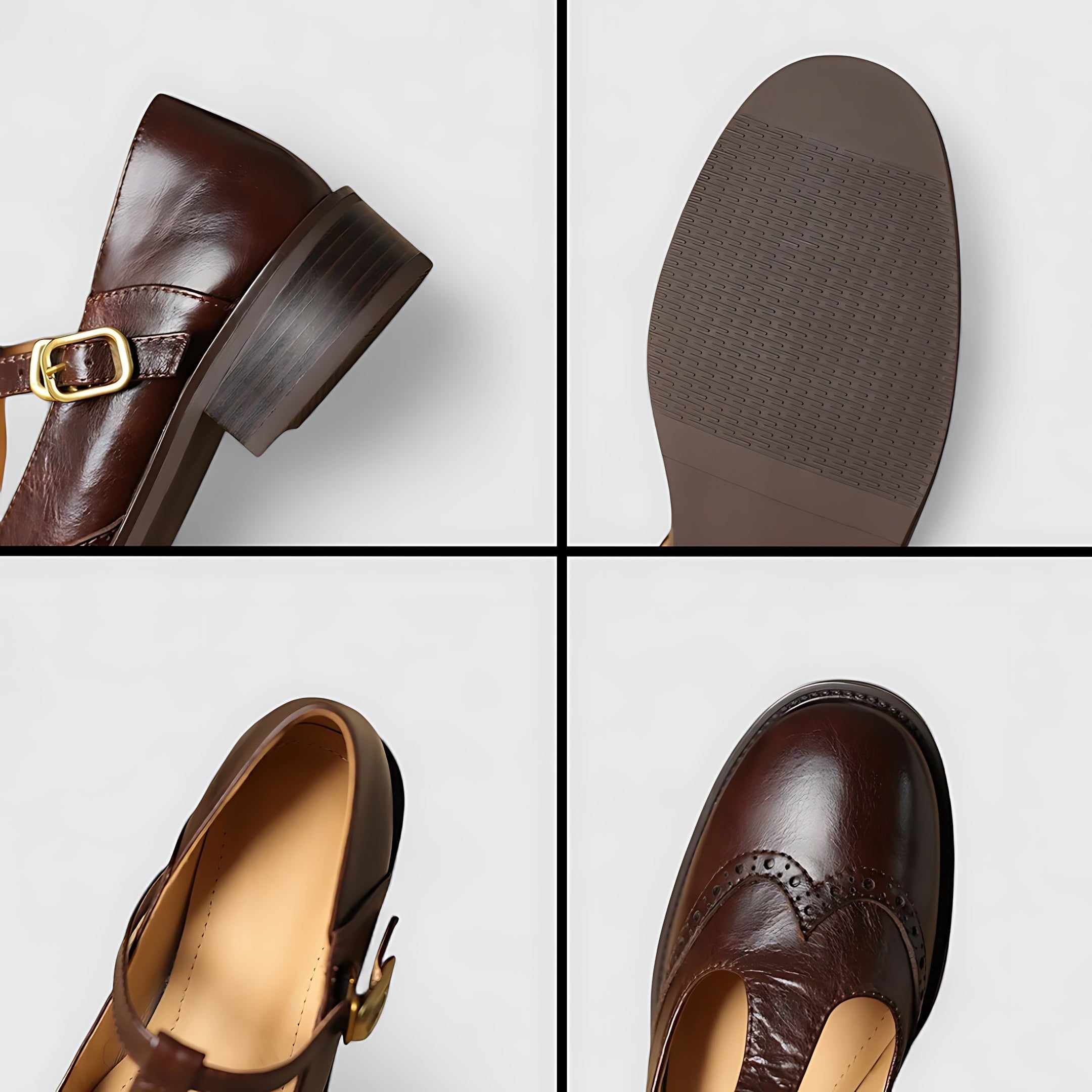 Norah – Square Toe Mary Jane Flats