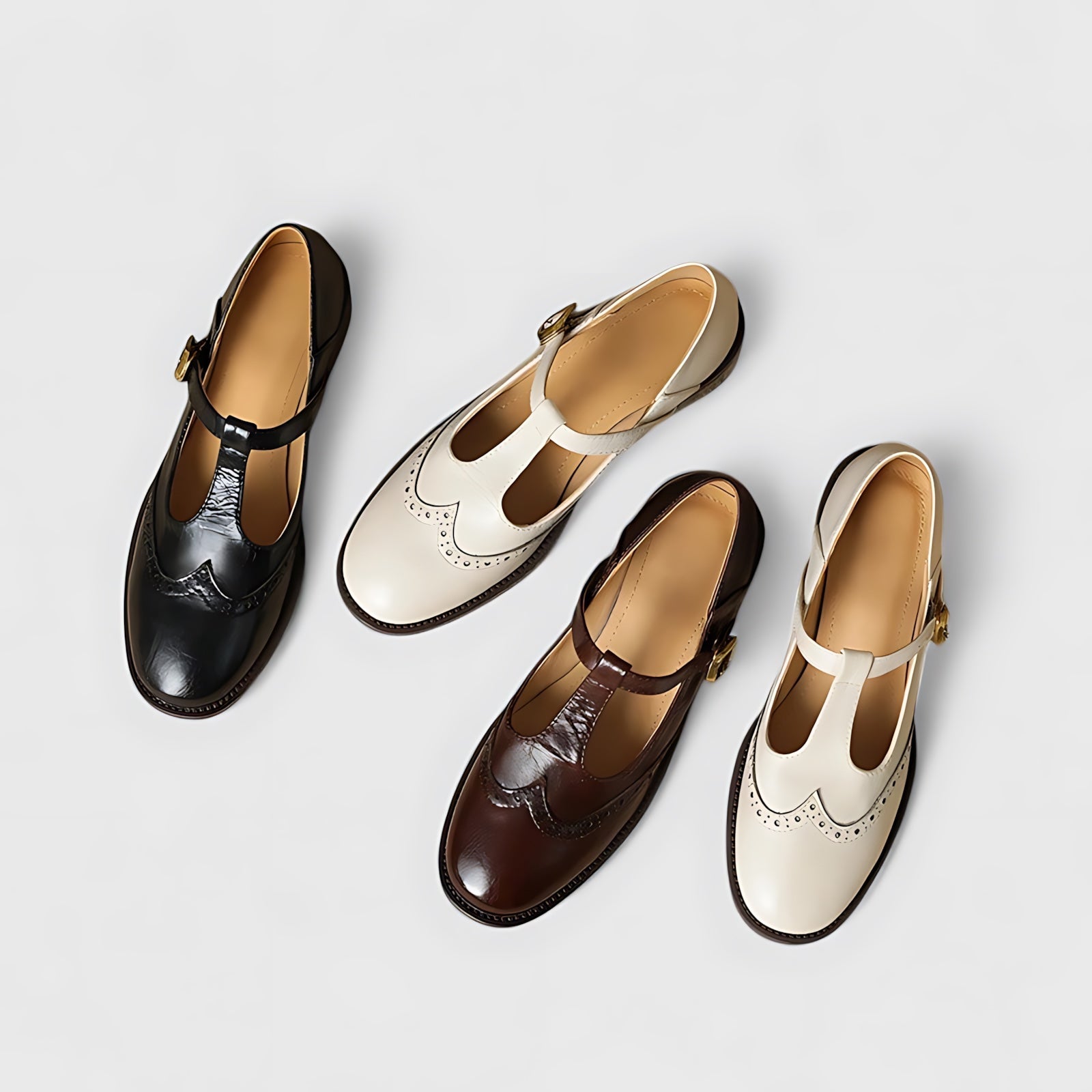Norah – Square Toe Mary Jane Flats