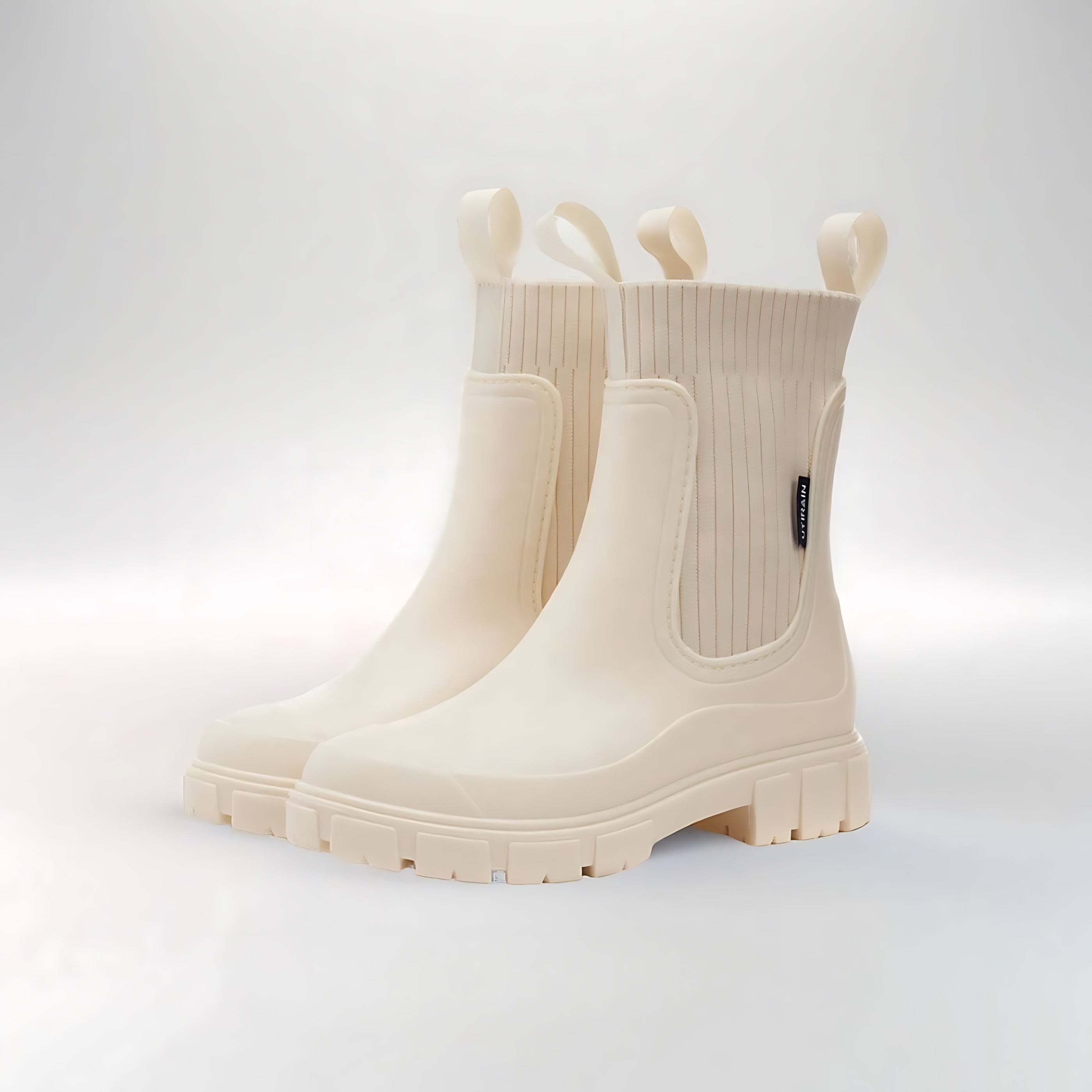 Nova – Rubber Platform Chelsea Rain Boots