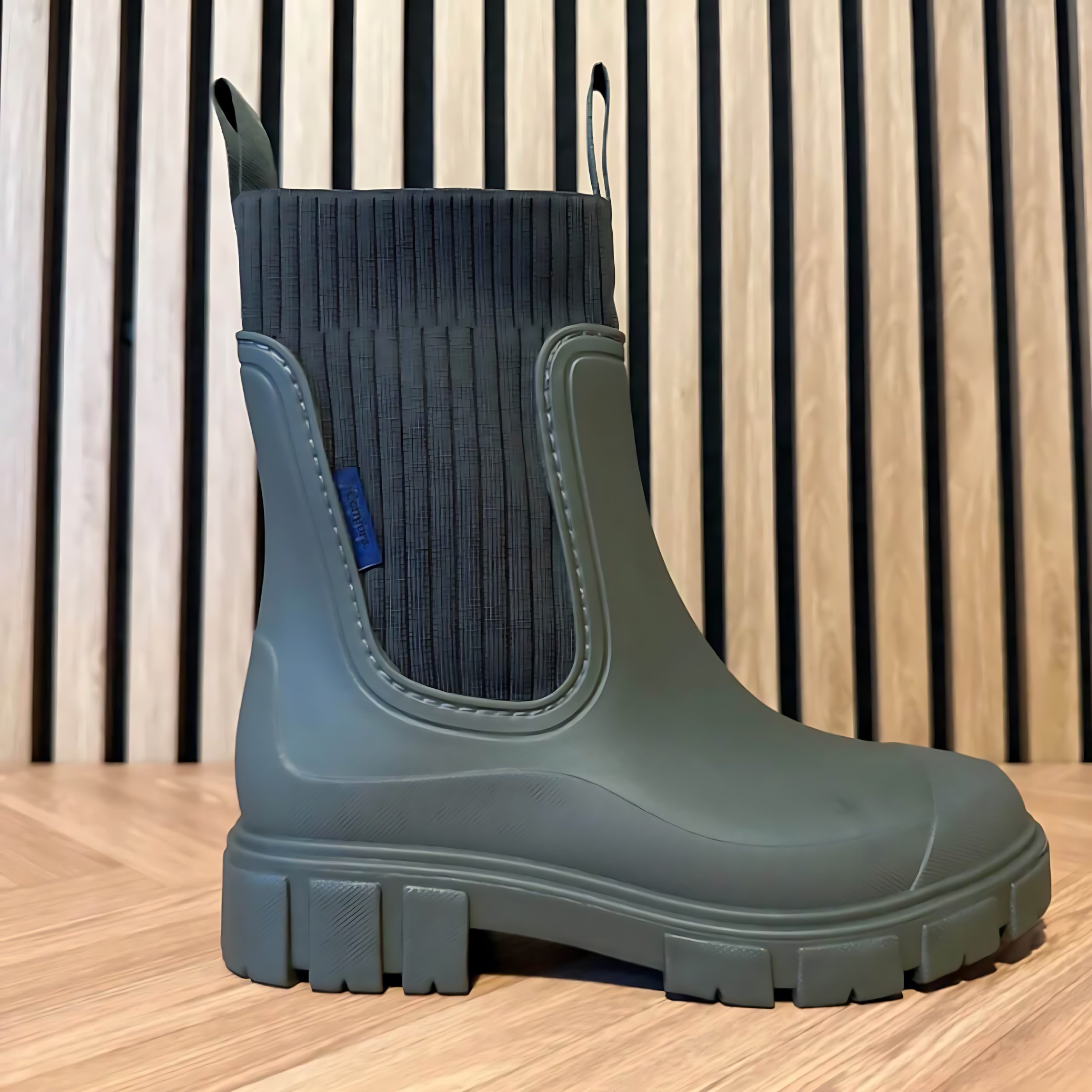 Nova – Rubber Platform Chelsea Rain Boots