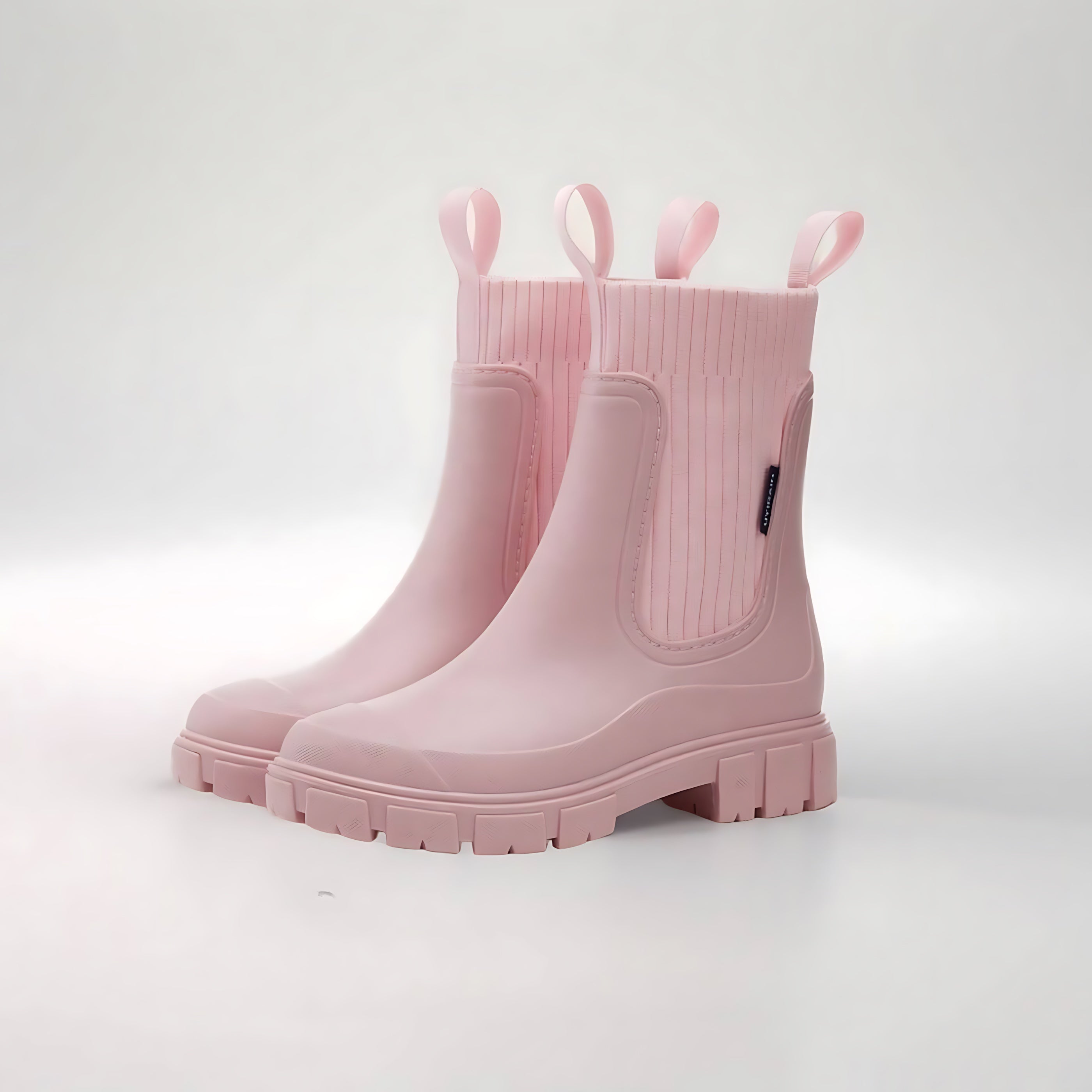 Nova – Rubber Platform Chelsea Rain Boots