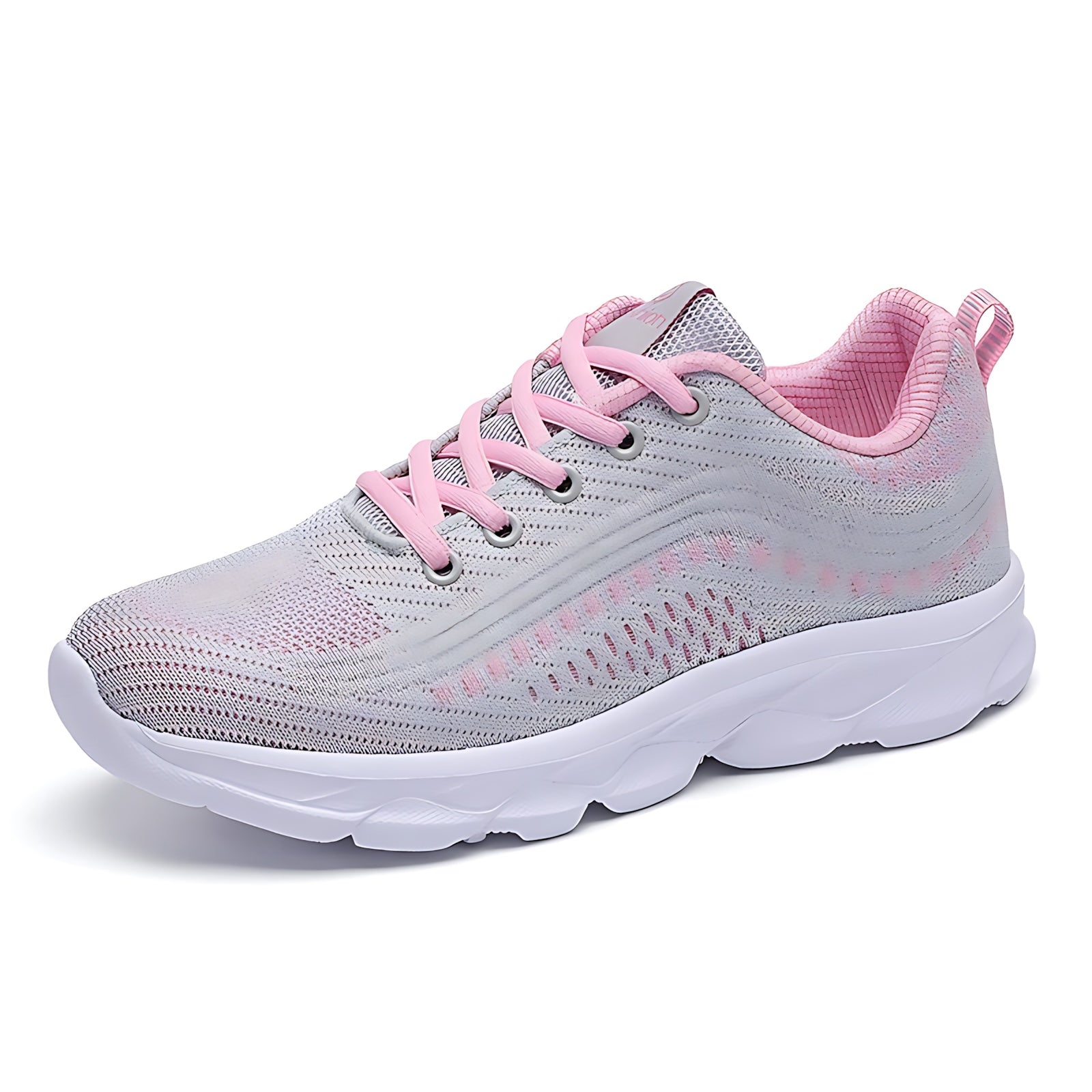 Octavia – Mesh Knit Lace Up Walking Sneakers