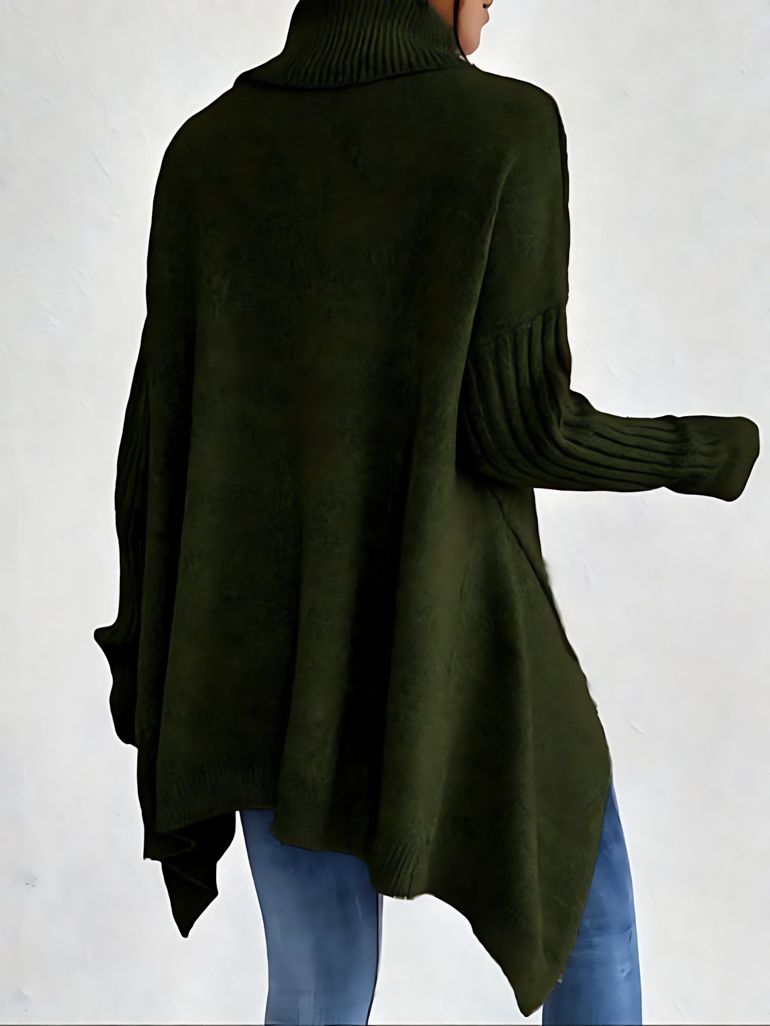 Octavia – Oversized Turtleneck Knit Sweater