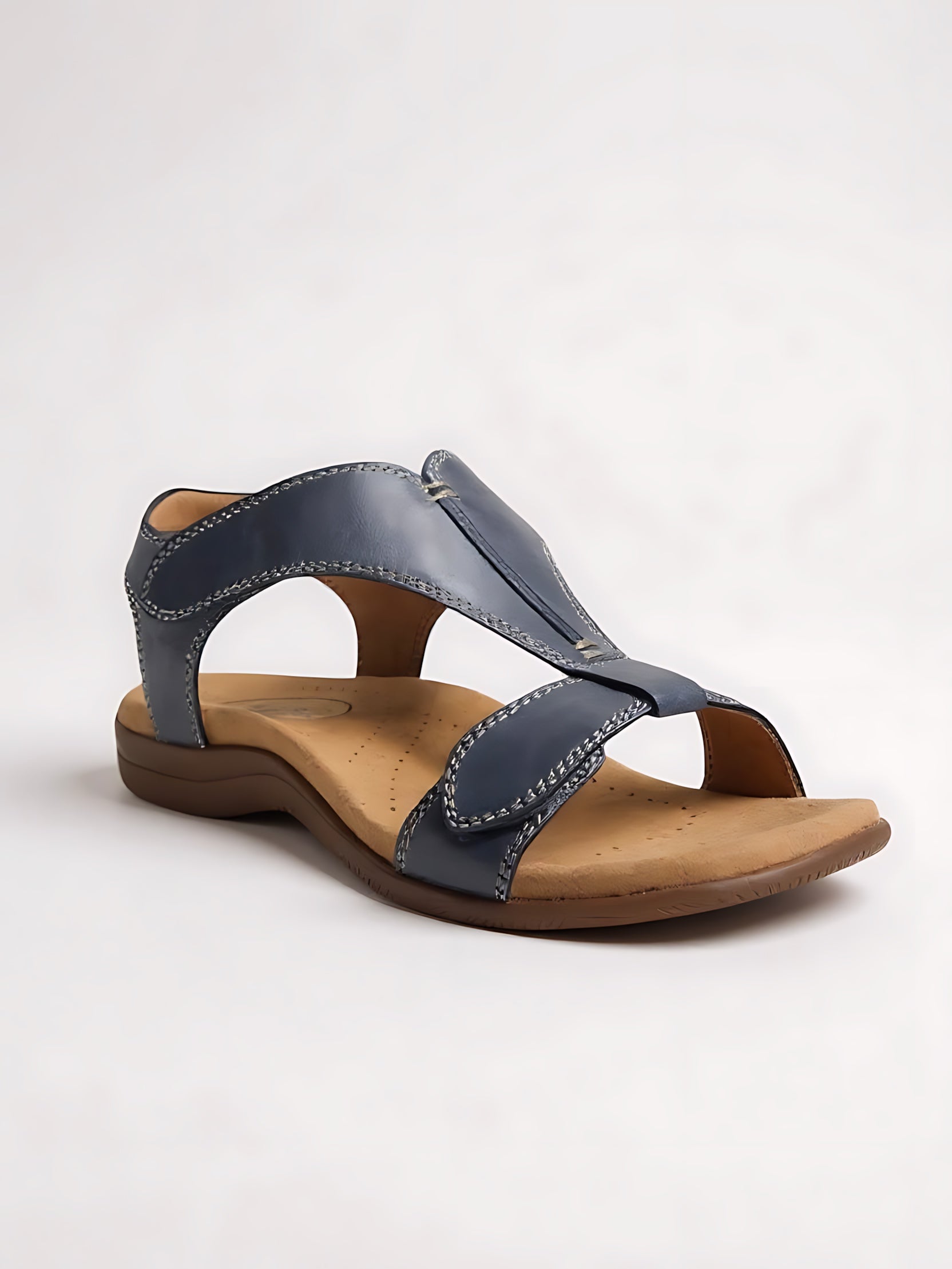 Olivia – T Strap Slingback Flat Sandals