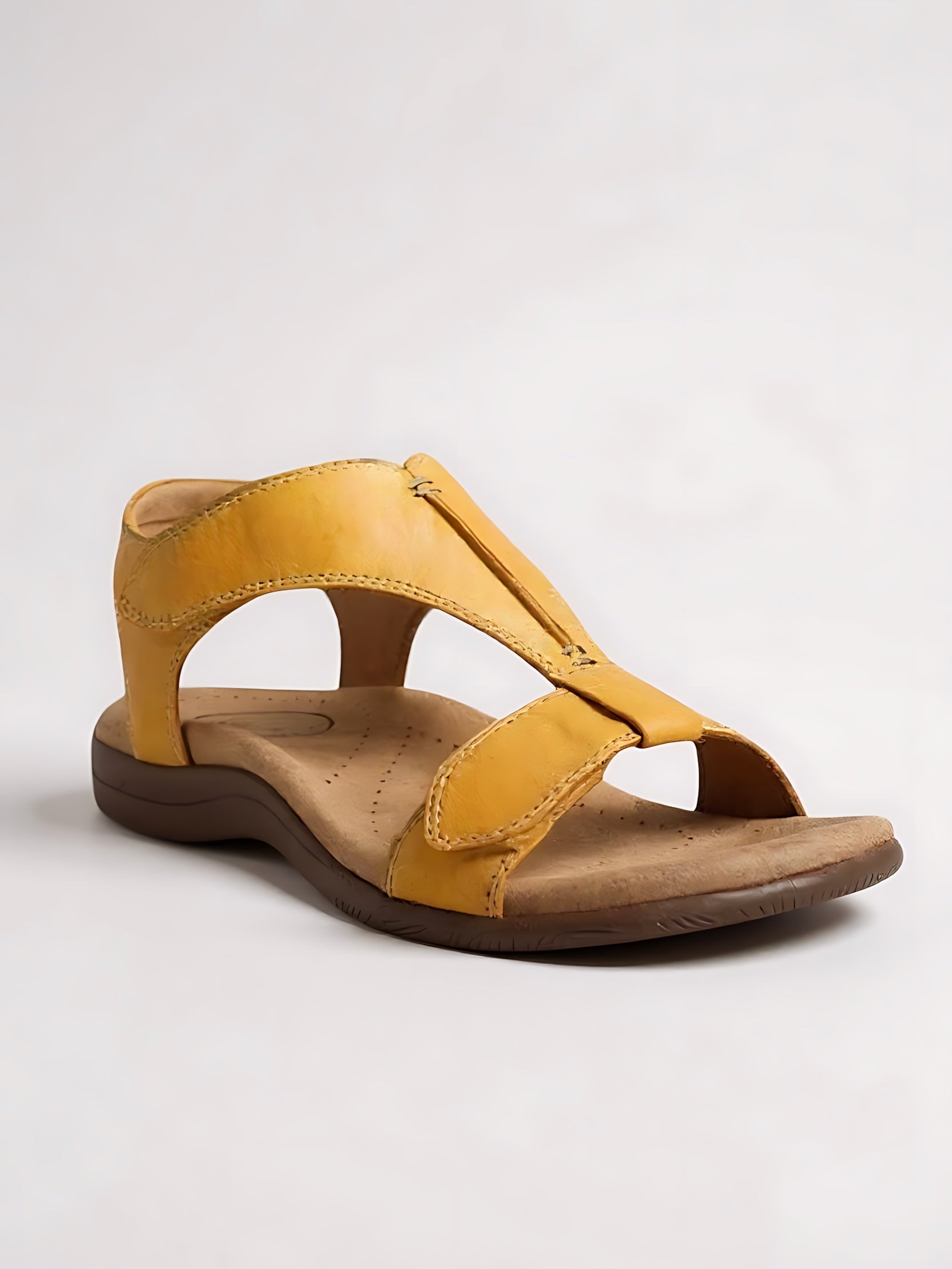 Olivia – T Strap Slingback Flat Sandals