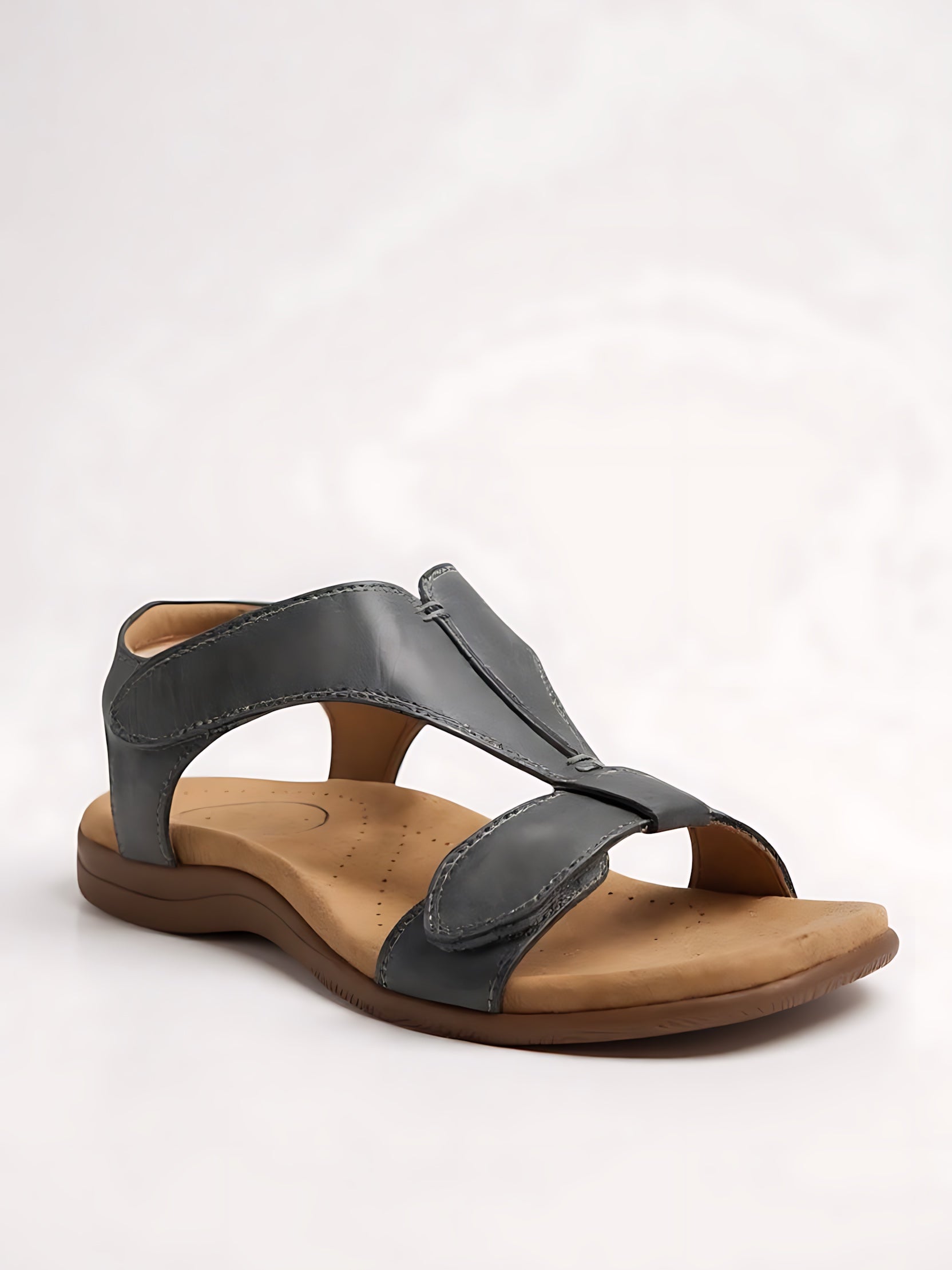Olivia – T Strap Slingback Flat Sandals
