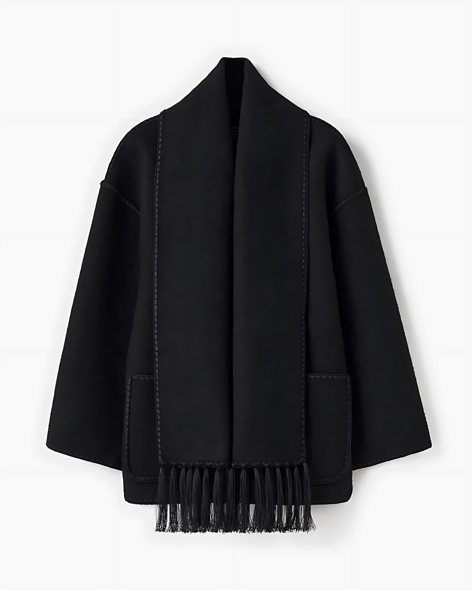 Paisley – Oversized Scarf Collar Jacket