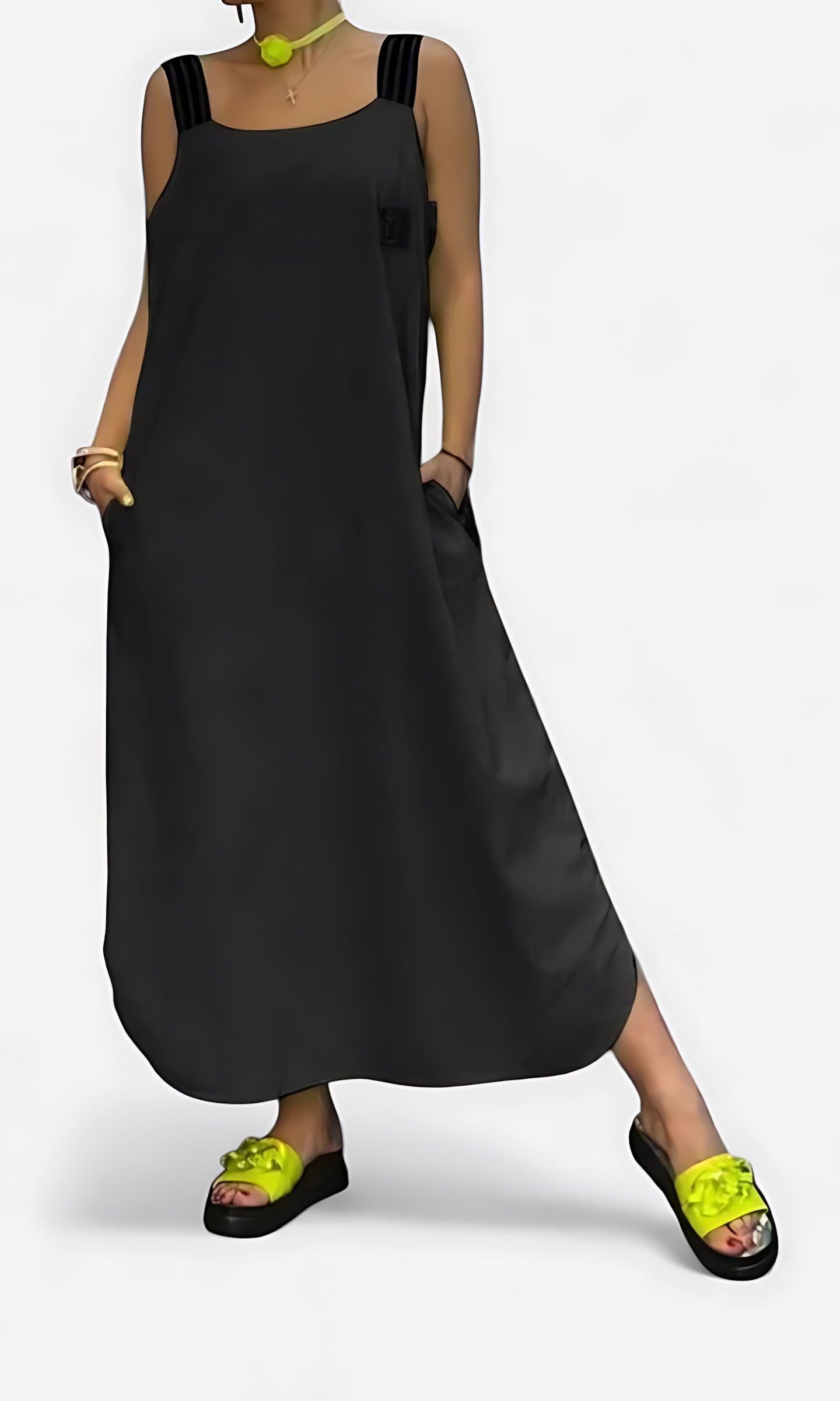 Paloma – Cami Square Neck Flowy Maxi Dress