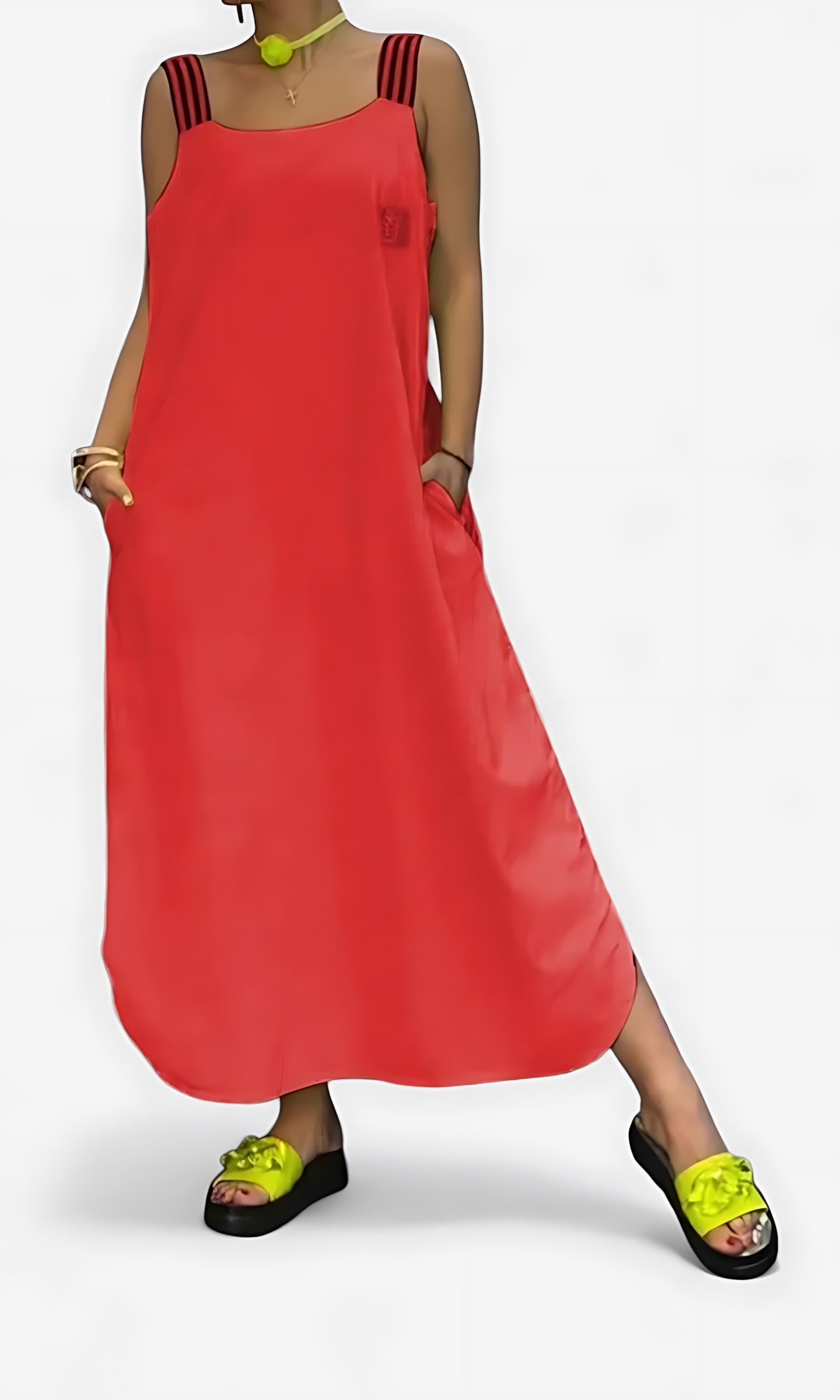 Paloma – Cami Square Neck Flowy Maxi Dress