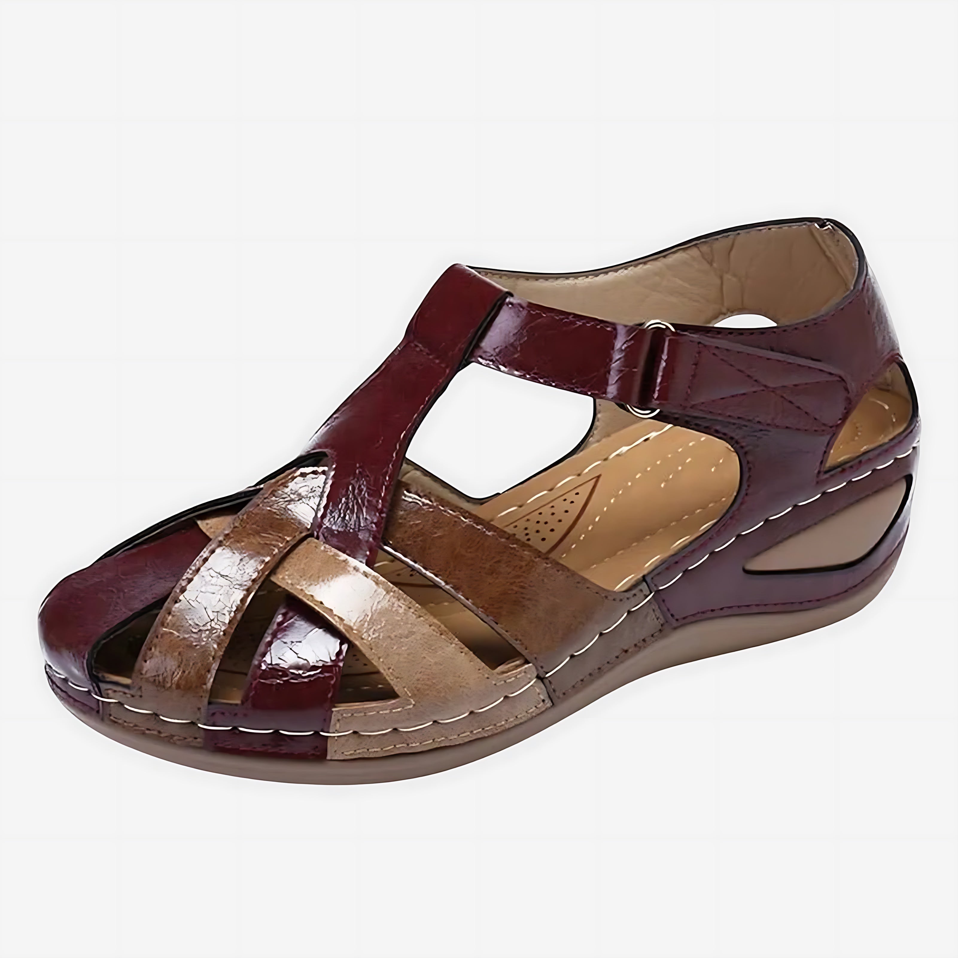 Paloma – Orthopedic T-Strap Flat Sandals